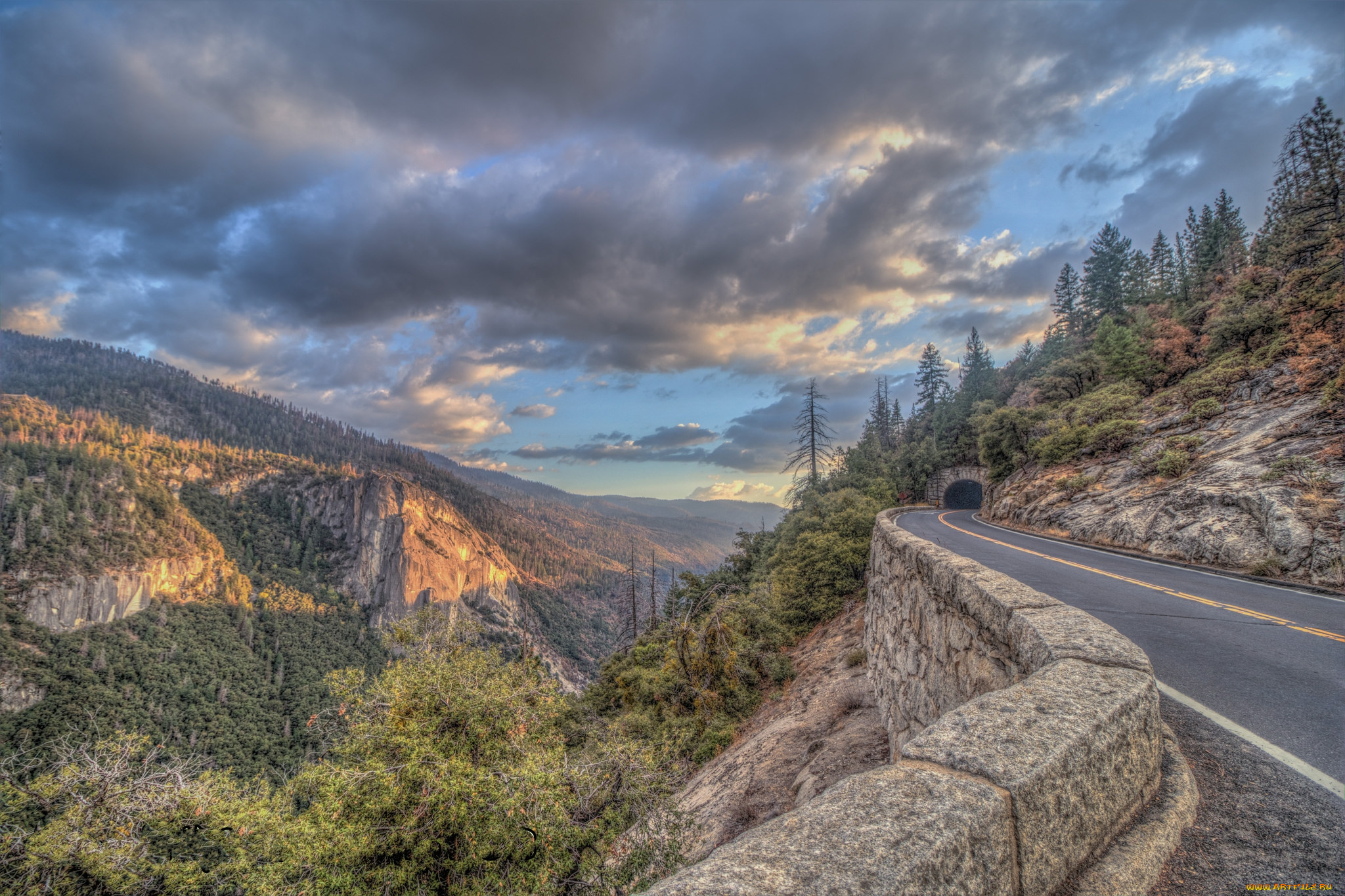 природа, дороги, простор