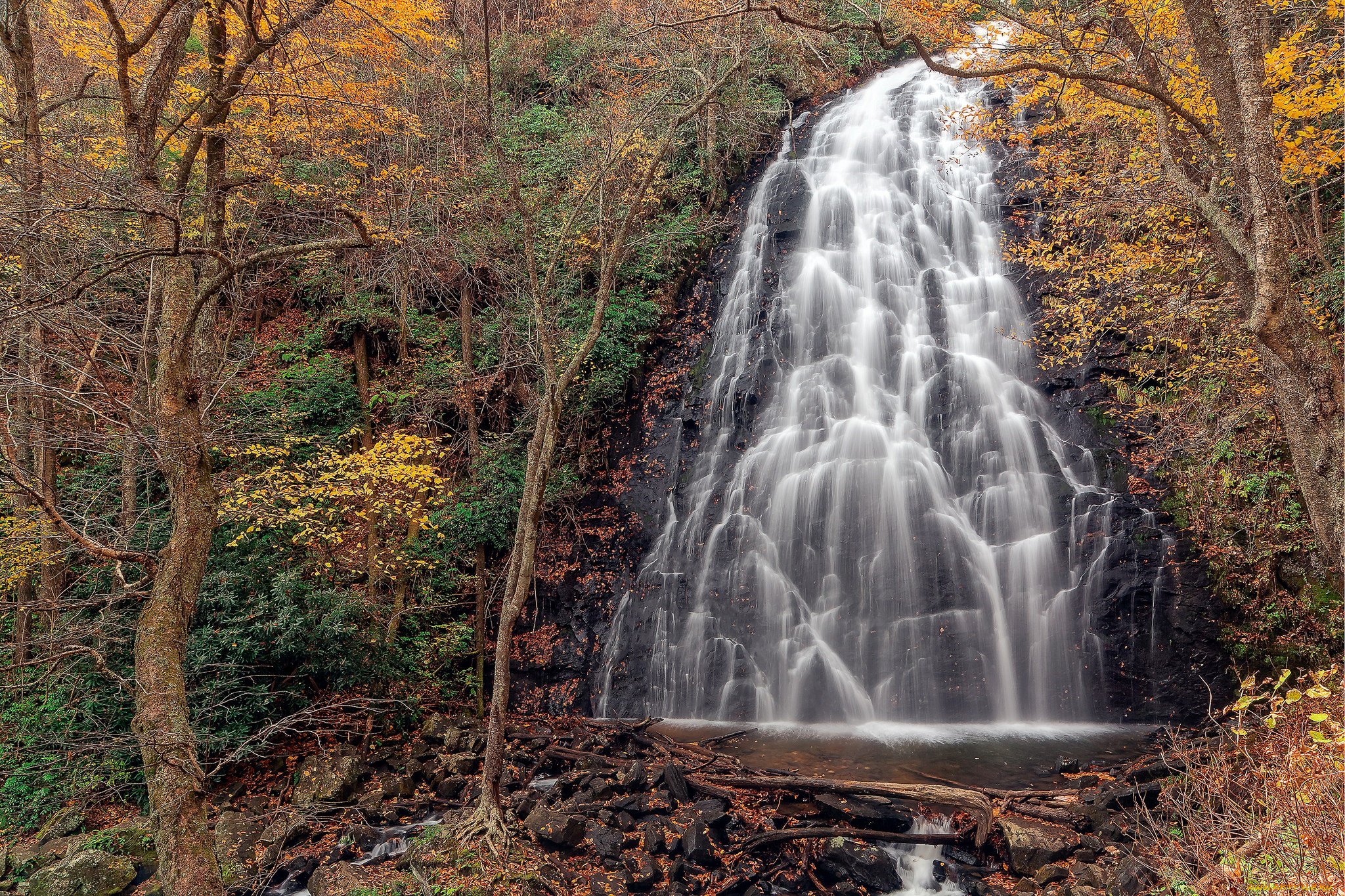 природа, водопады, простор