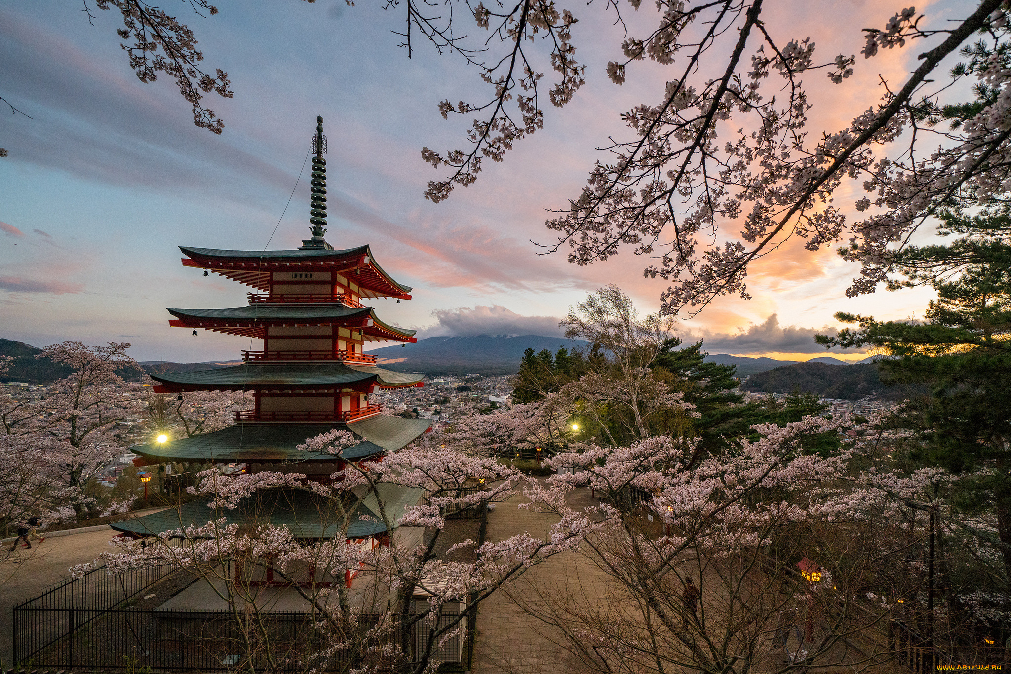 города, -, буддийские, и, другие, храмы, простор