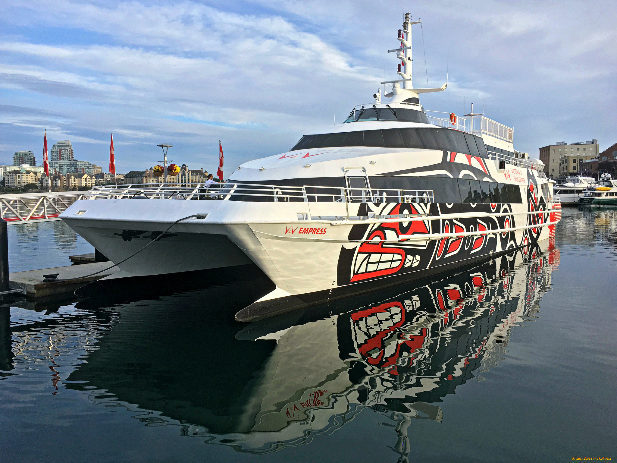 v2v, empress, корабли, катамараны, и, тримараны, катамаран