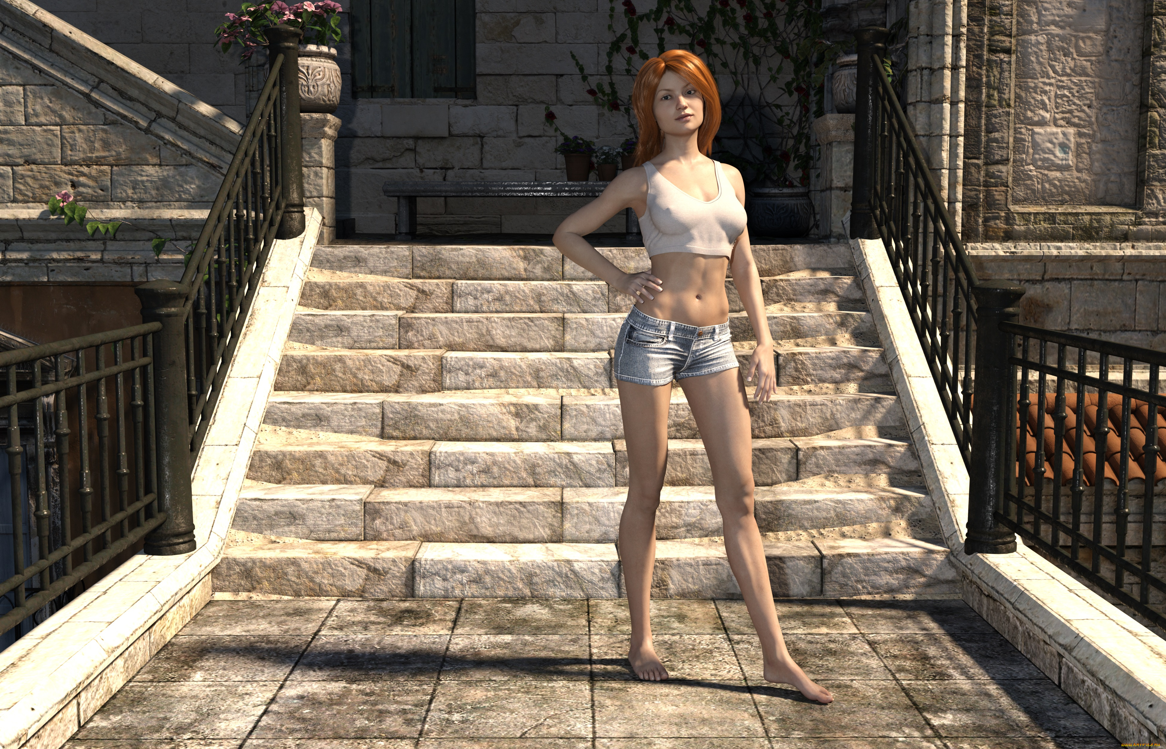 3д, графика, люди, , people, фон, взгляд, девушка