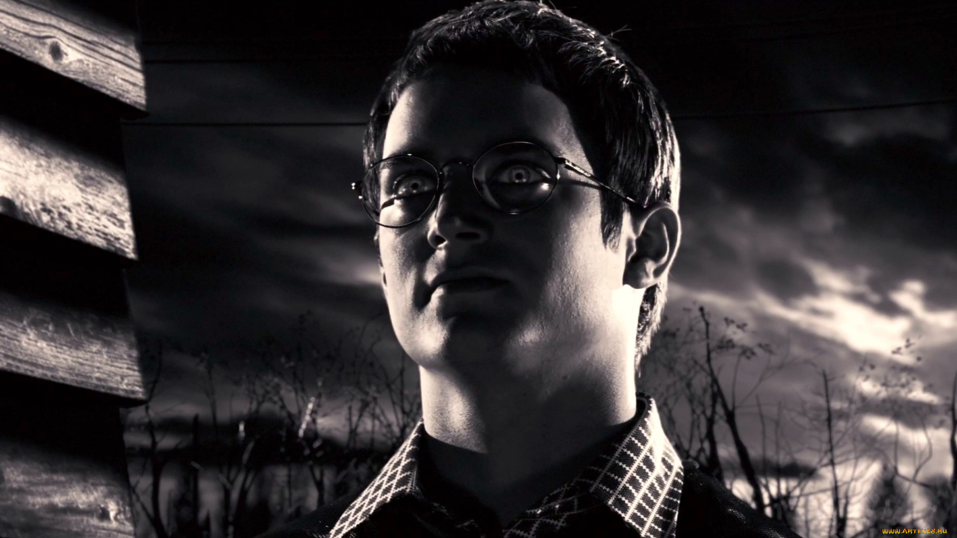 кино, фильмы, sin, city, мальчик, лицо, очки, каннибал