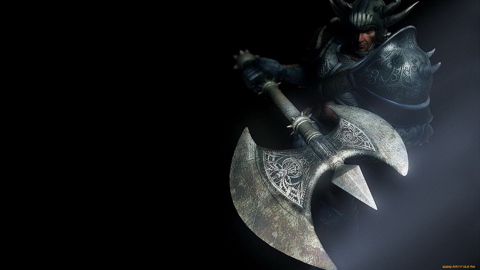 видео, игры, a3, , age, of, sovereign, , project, a3, топор, доспех, воин