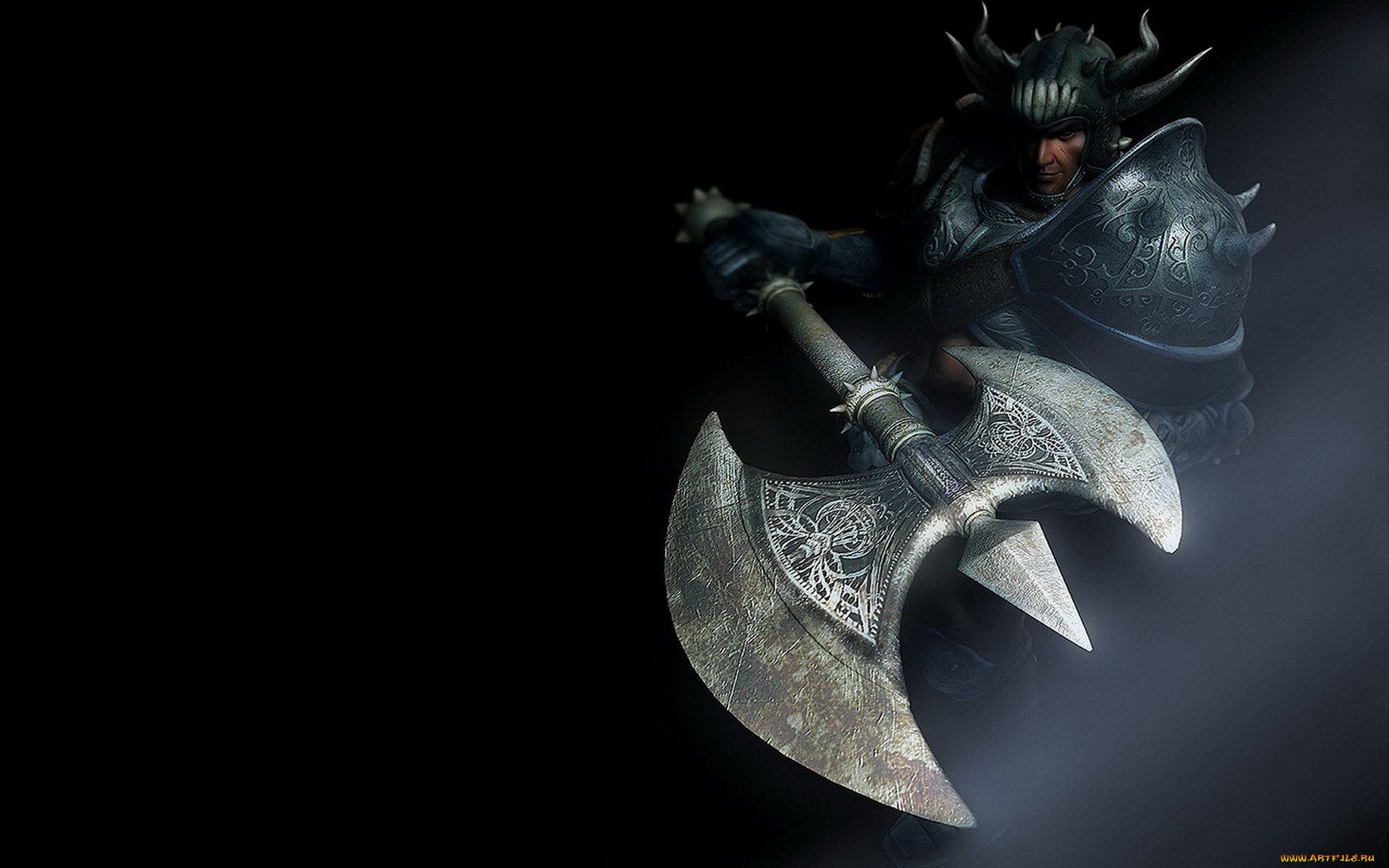 видео, игры, a3, , age, of, sovereign, , project, a3, топор, доспех, воин