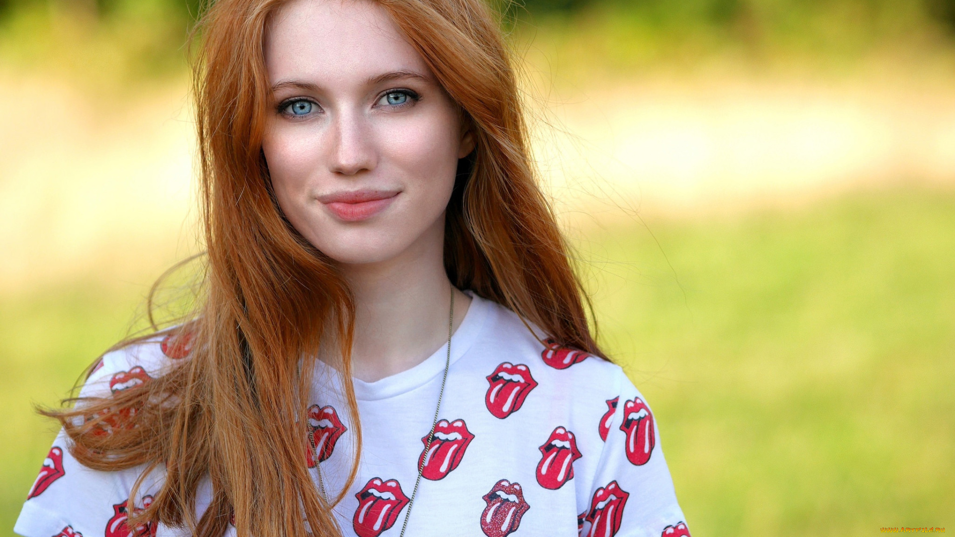 девушки, -, лица, , портреты, рыжеволосая