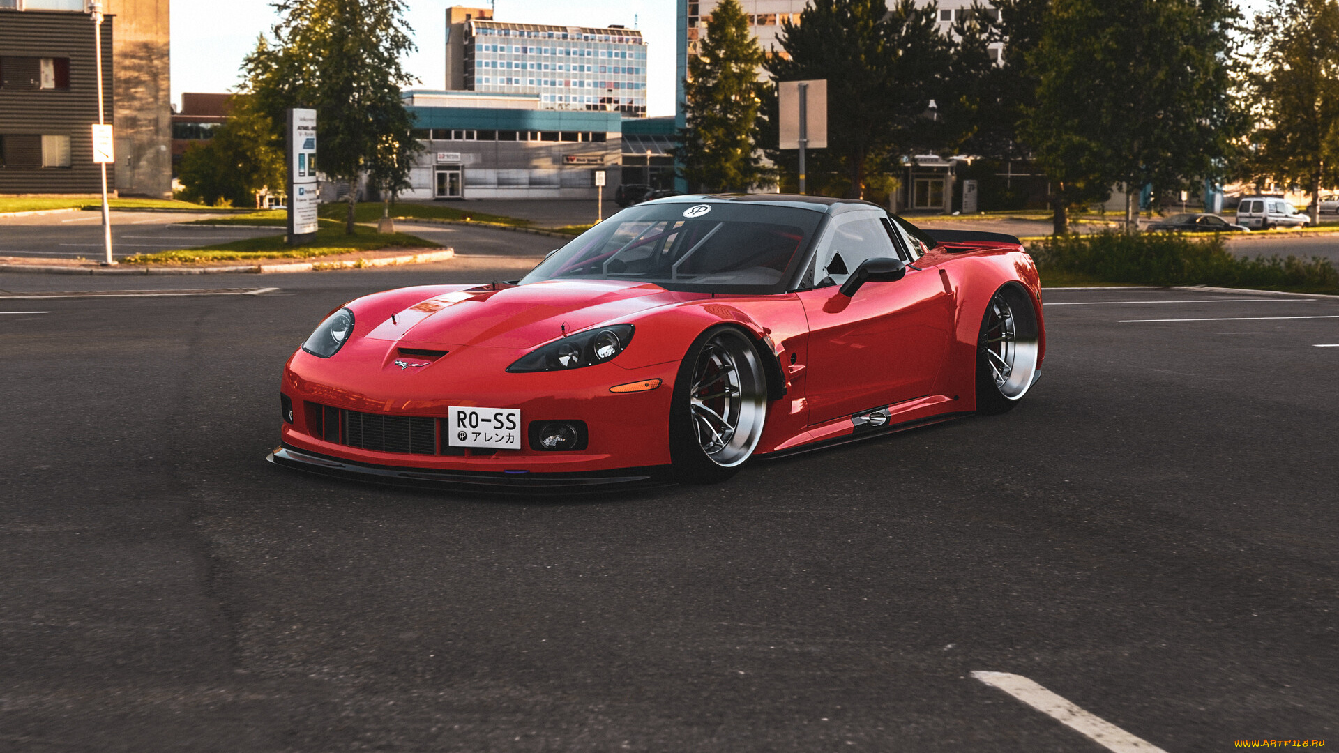 chevrolet, corvette, c6, автомобили, виртуальный, тюнинг, chevrolet, corvette, c6, американская, классика, и, мощь