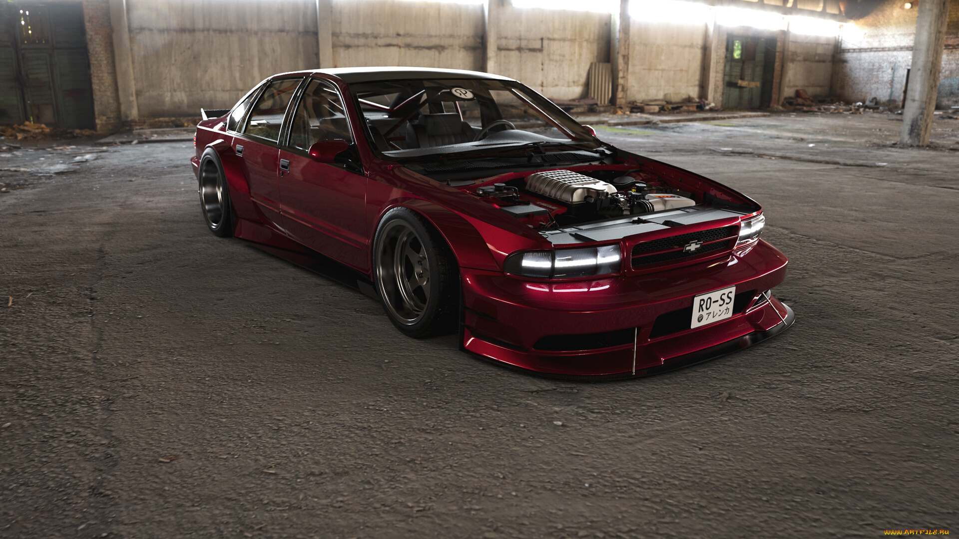 chevrolet, impala, ss, автомобили, виртуальный, тюнинг, chevrolet, impala, ss, американская, классика, и, мощь