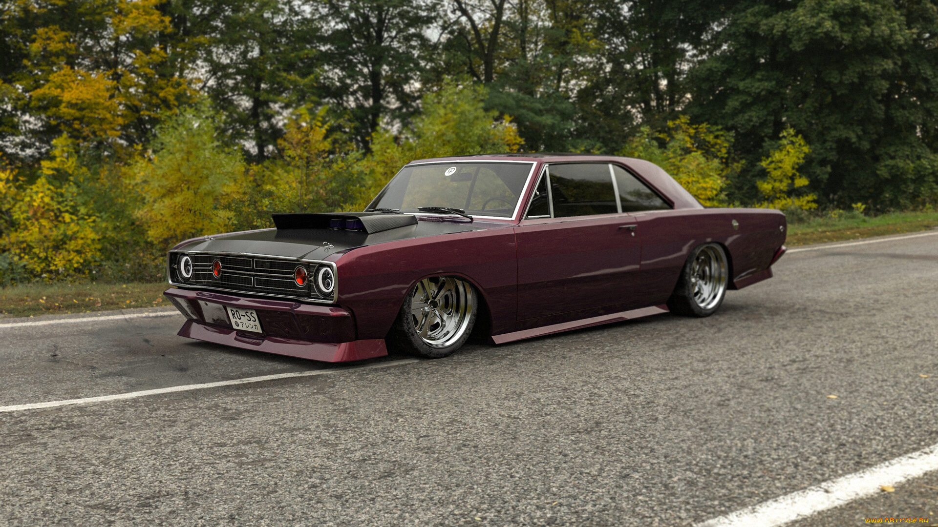dodge, dart, slammed, автомобили, виртуальный, тюнинг, dodge, dart, slammed, американская, классика, и, мощь