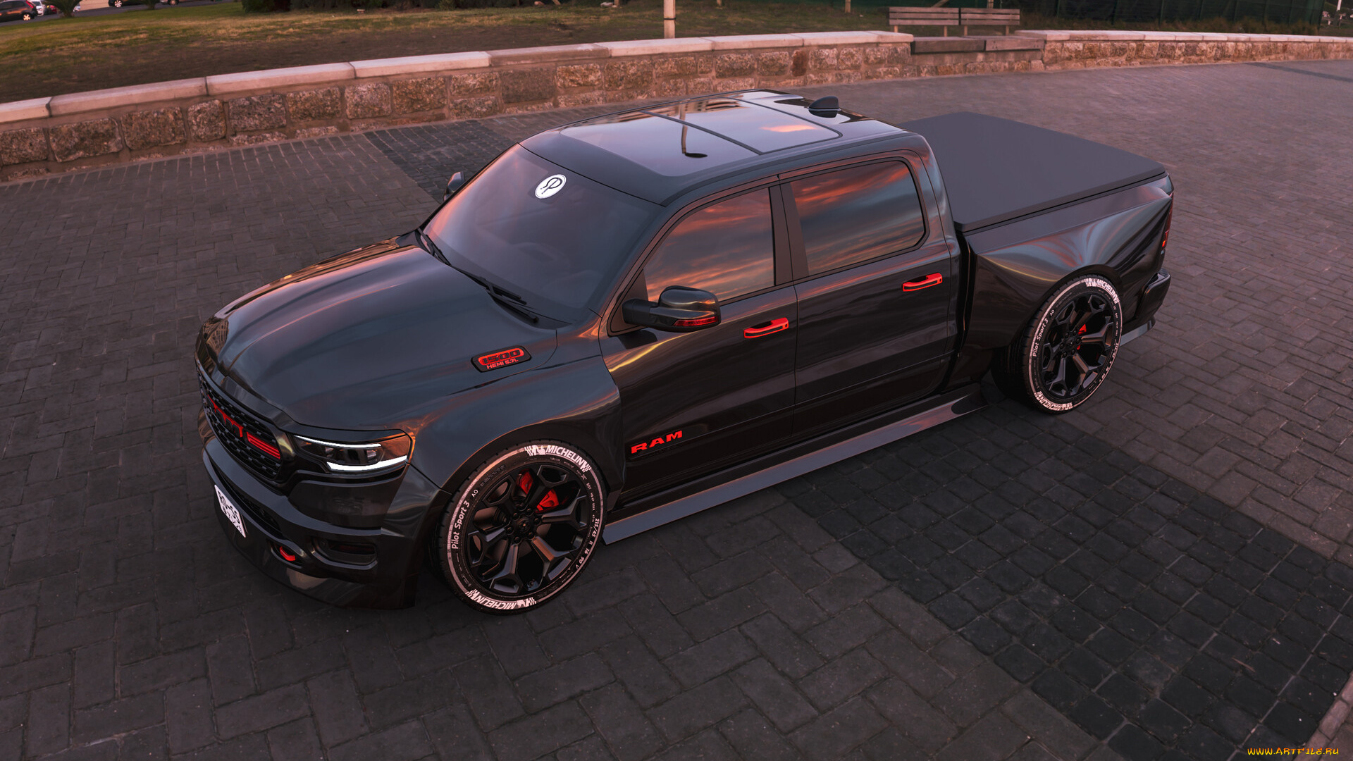 dodge, ram, 1500, автомобили, виртуальный, тюнинг, dodge, ram, 1500, ух, какаую, грязь, он, тварить, умеет, мама, родная