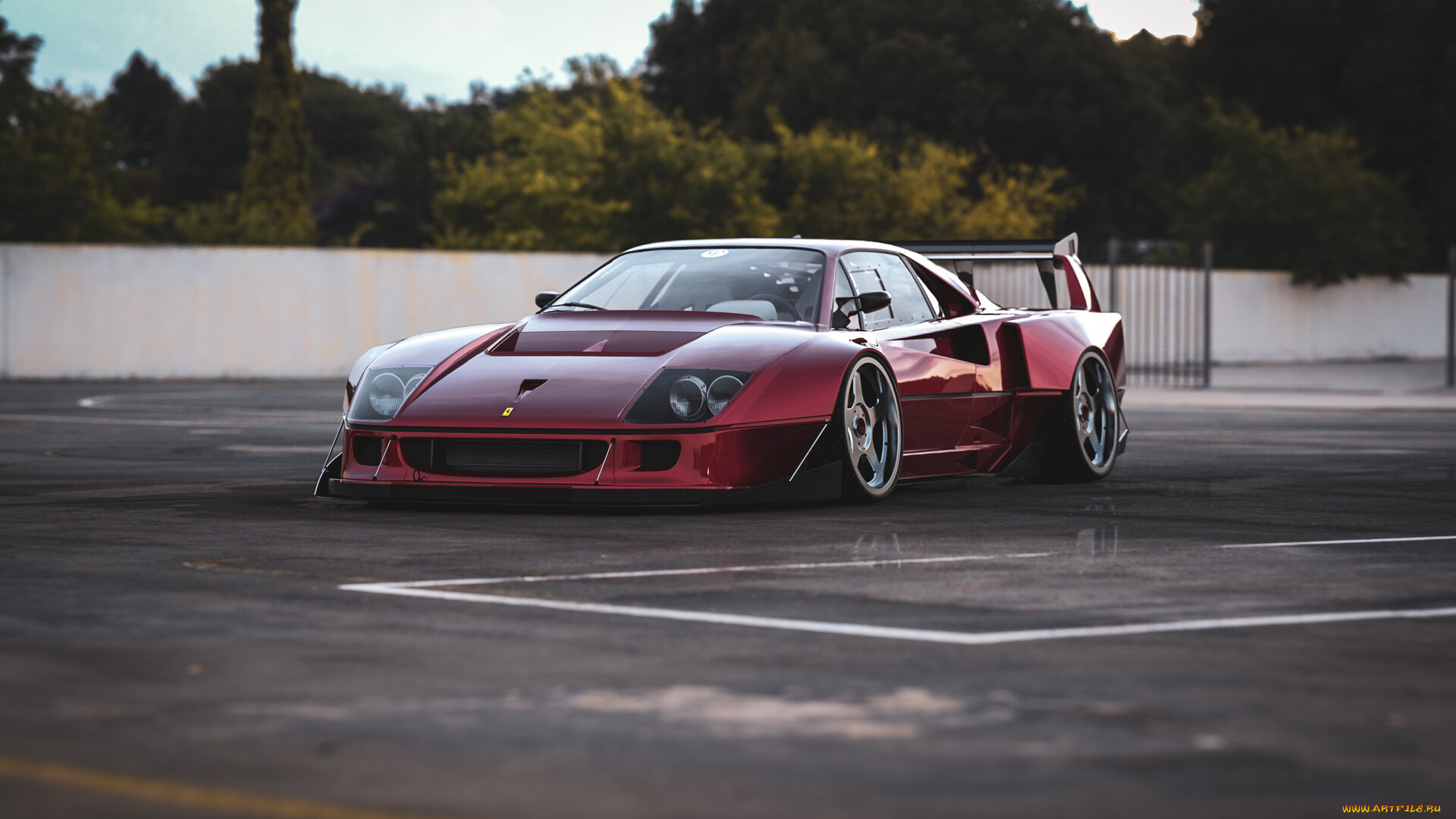 ferrari, f40, italian, classic, автомобили, виртуальный, тюнинг, ferrari, f40, italian, classic, красивая, классная, итальянская, классика, а, двигатель, просто, песня