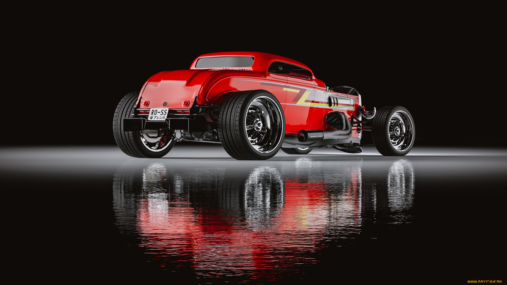 ford, coupe, zz, top, eliminator, автомобили, виртуальный, тюнинг, ford, coupe, zz, top, eliminator, американская, классика, и, мощь