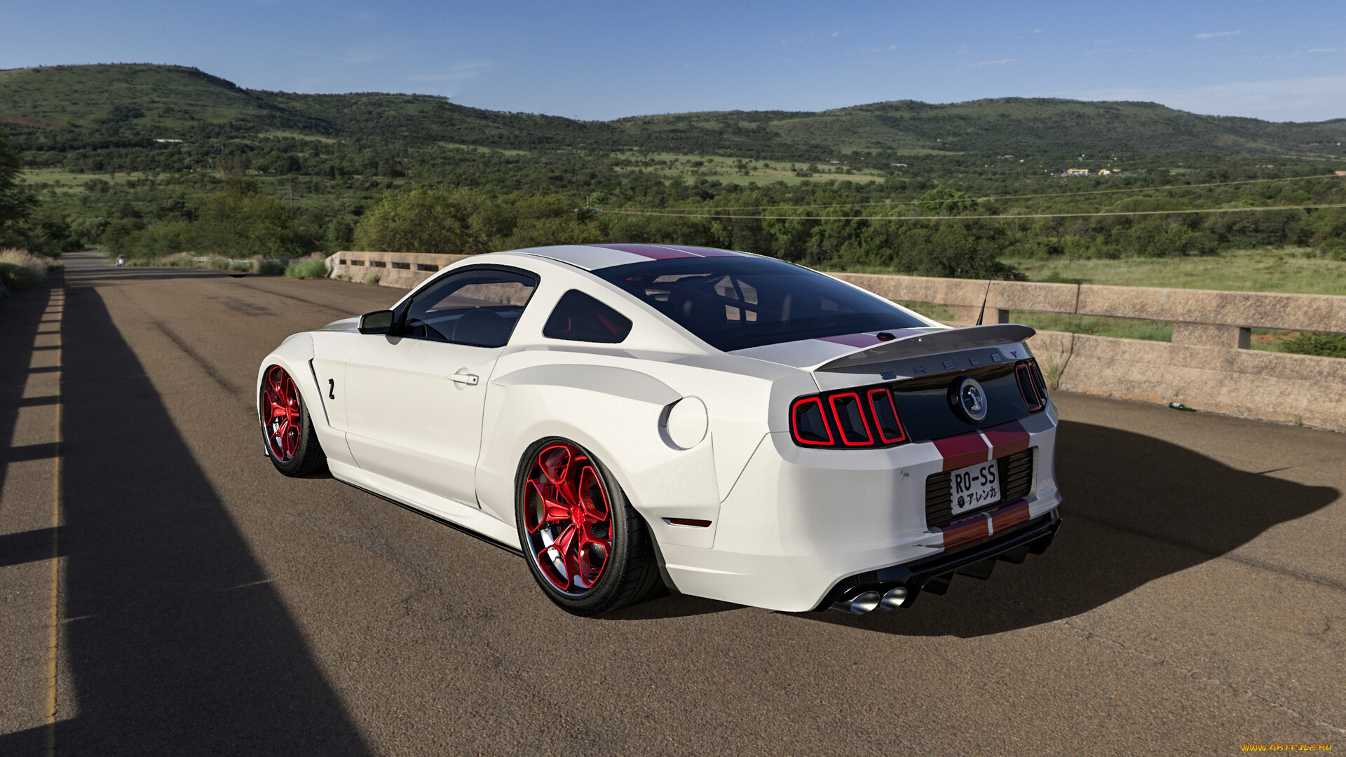 ford, mustang, shelby, gt500, 2013, автомобили, виртуальный, тюнинг, ford, mustang, shelby, gt500, 2013