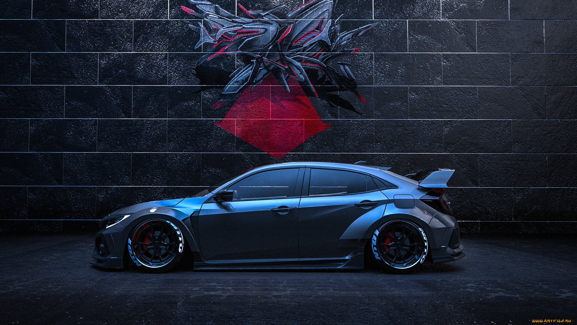 honda, civic, type-r, fk8, автомобили, виртуальный, тюнинг, honda, civic, type, r, fk8, японское, легендарное, качество, сделанное, на, века
