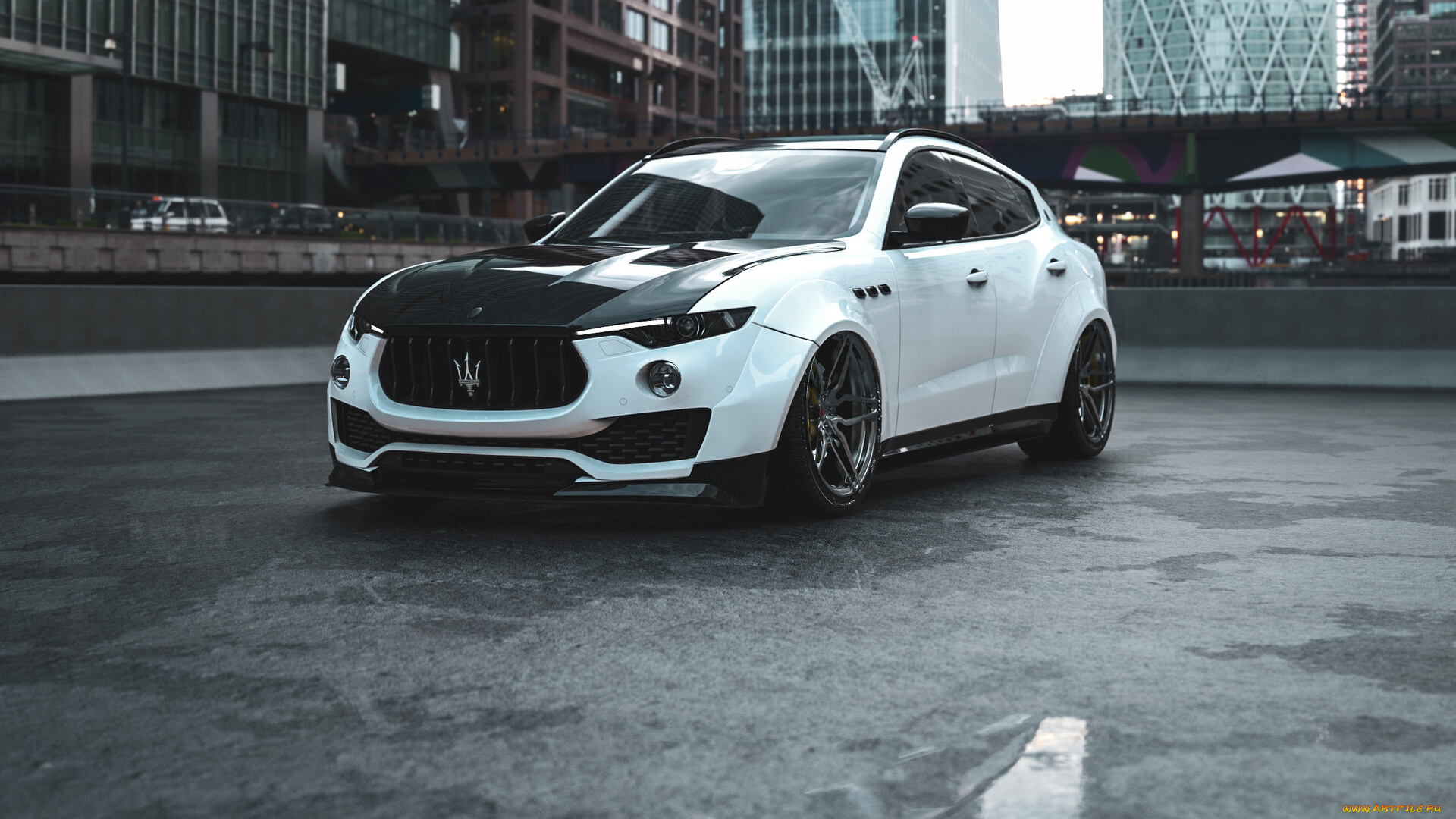 maserati, levante, suv, widebody, автомобили, виртуальный, тюнинг, maserati, levante, suv, widebody