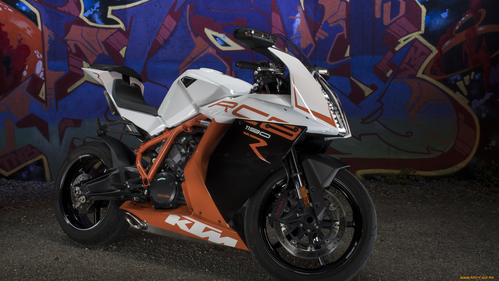 мотоциклы, ktm, brown, 1190, rc8, motorcycle, белый