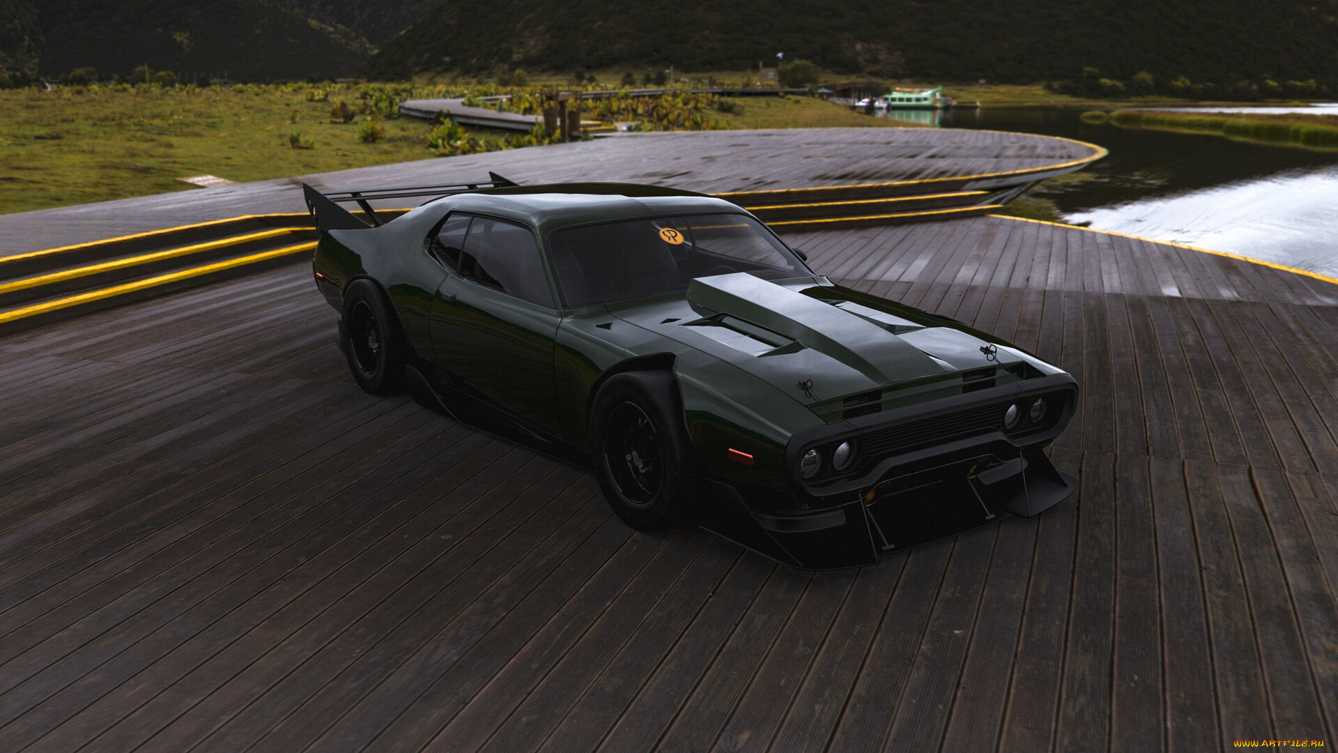 plymouth, road, runner, gtx, автомобили, виртуальный, тюнинг, plymouth, road, runner, gtx, американская, классика, и, мощь