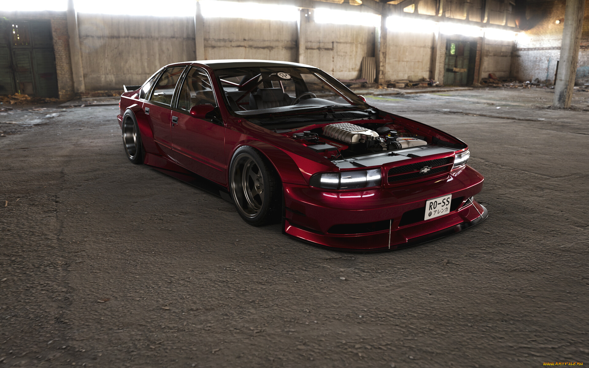 chevrolet, impala, ss, автомобили, виртуальный, тюнинг, chevrolet, impala, ss, американская, классика, и, мощь