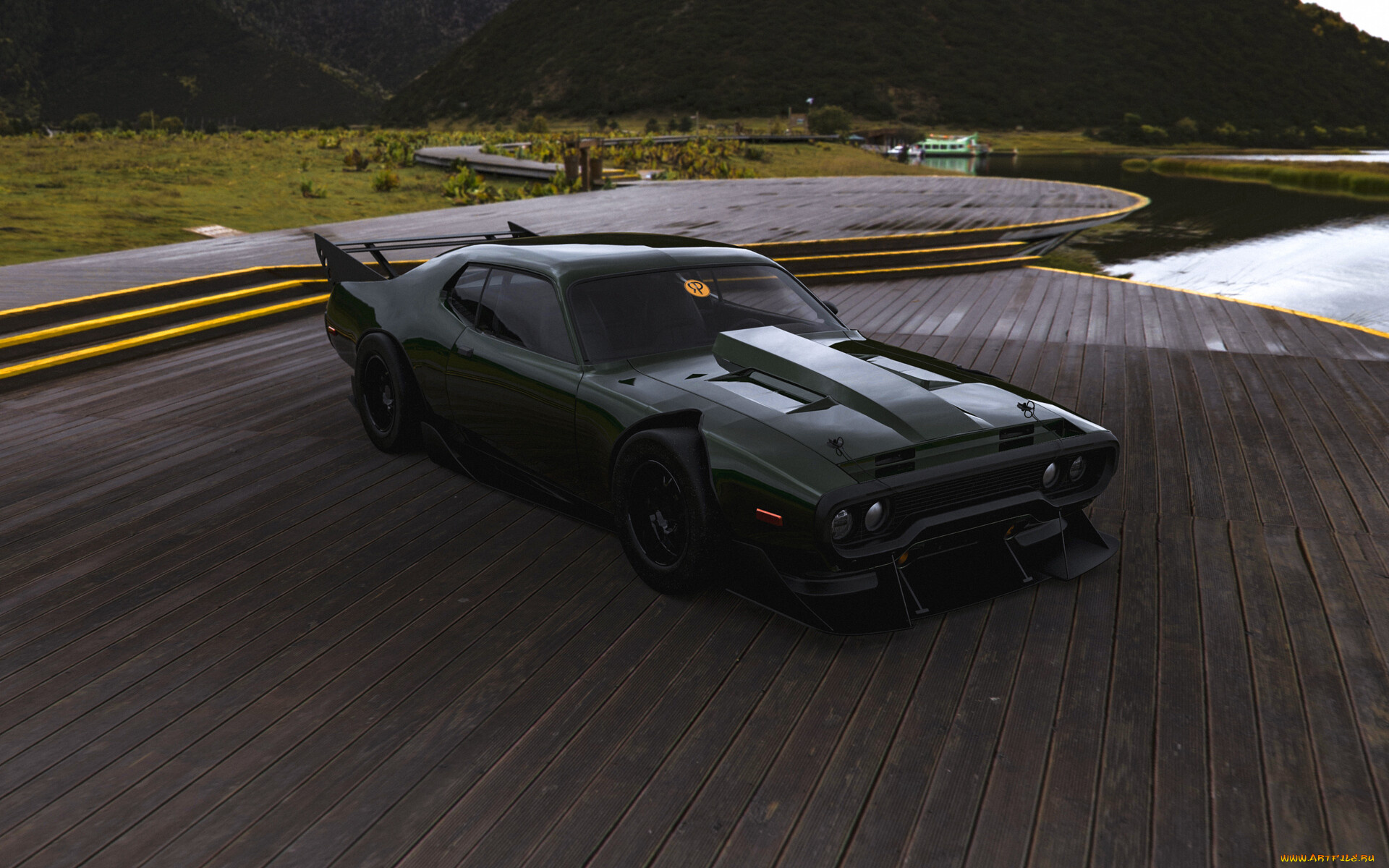 plymouth, road, runner, gtx, автомобили, виртуальный, тюнинг, plymouth, road, runner, gtx, американская, классика, и, мощь