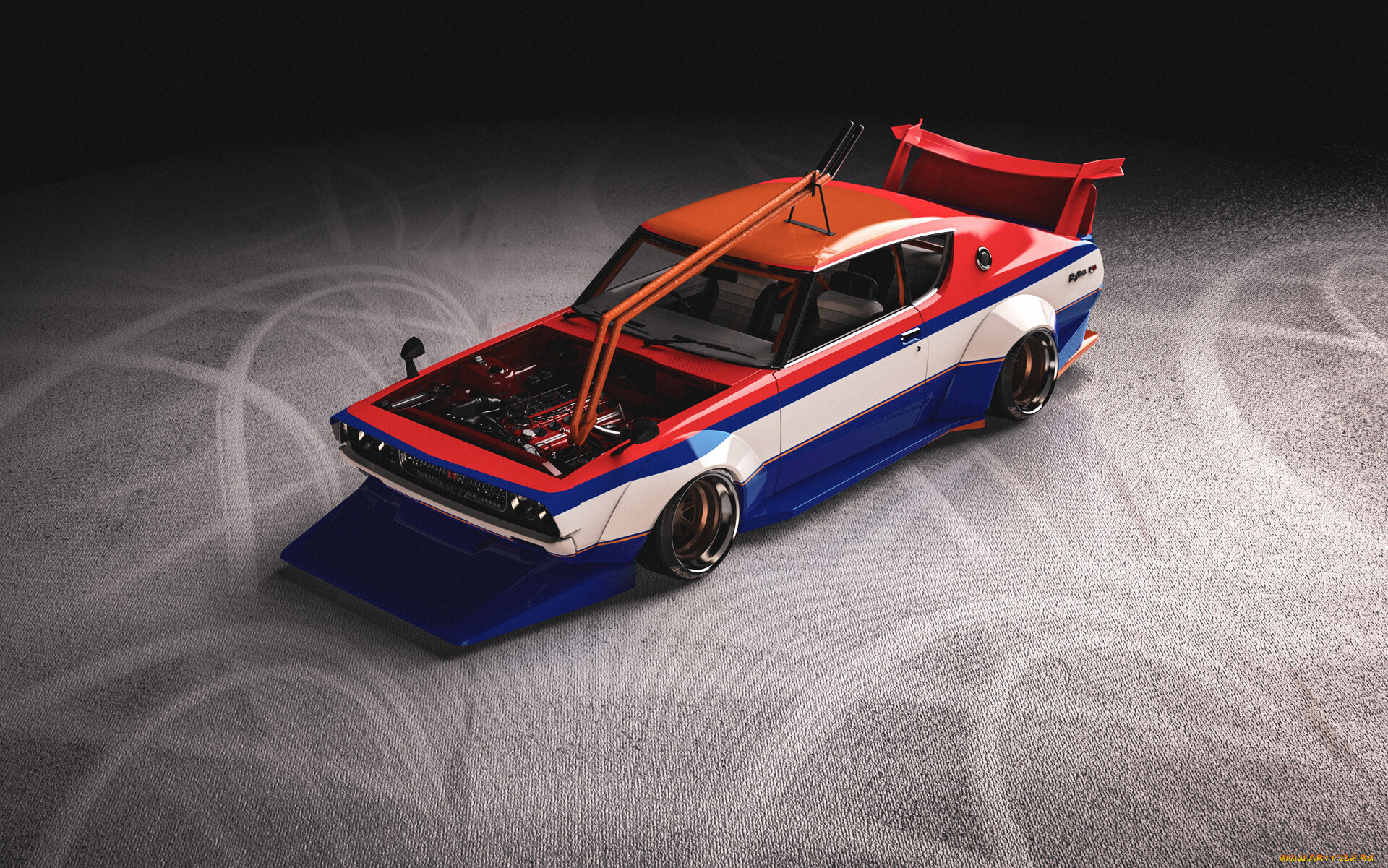 nissan, skyline, gt-r, 2000, bosozoku, автомобили, виртуальный, тюнинг, nissan, skyline, gtr, 2000, bosozoku, японское, легендарное, качество, сделанное, на, века