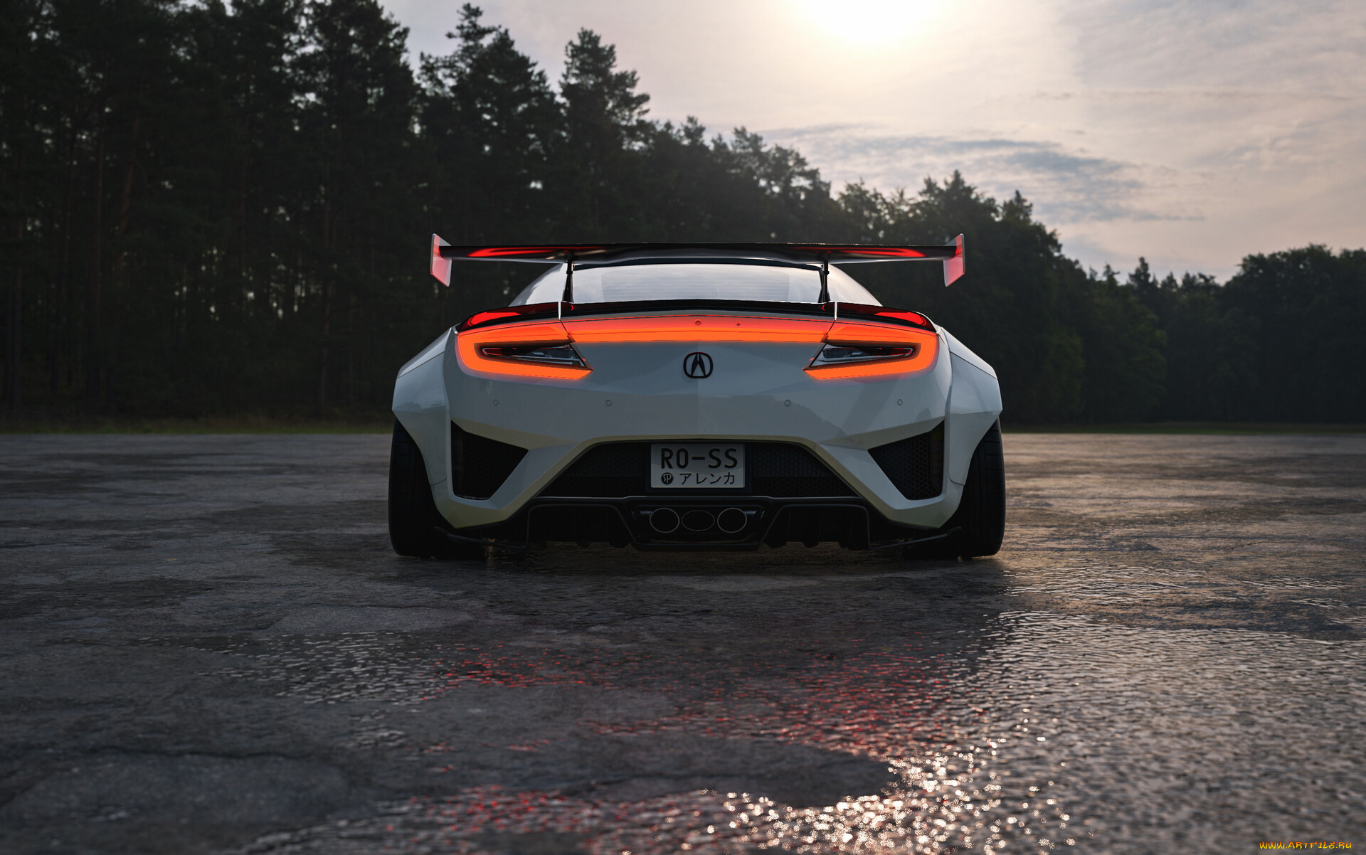 honda, acura, nsx, widebody, автомобили, виртуальный, тюнинг, honda, acura, nsx, widebody, эта, девчёнка, такую, грязь, может, варить, мама, мия