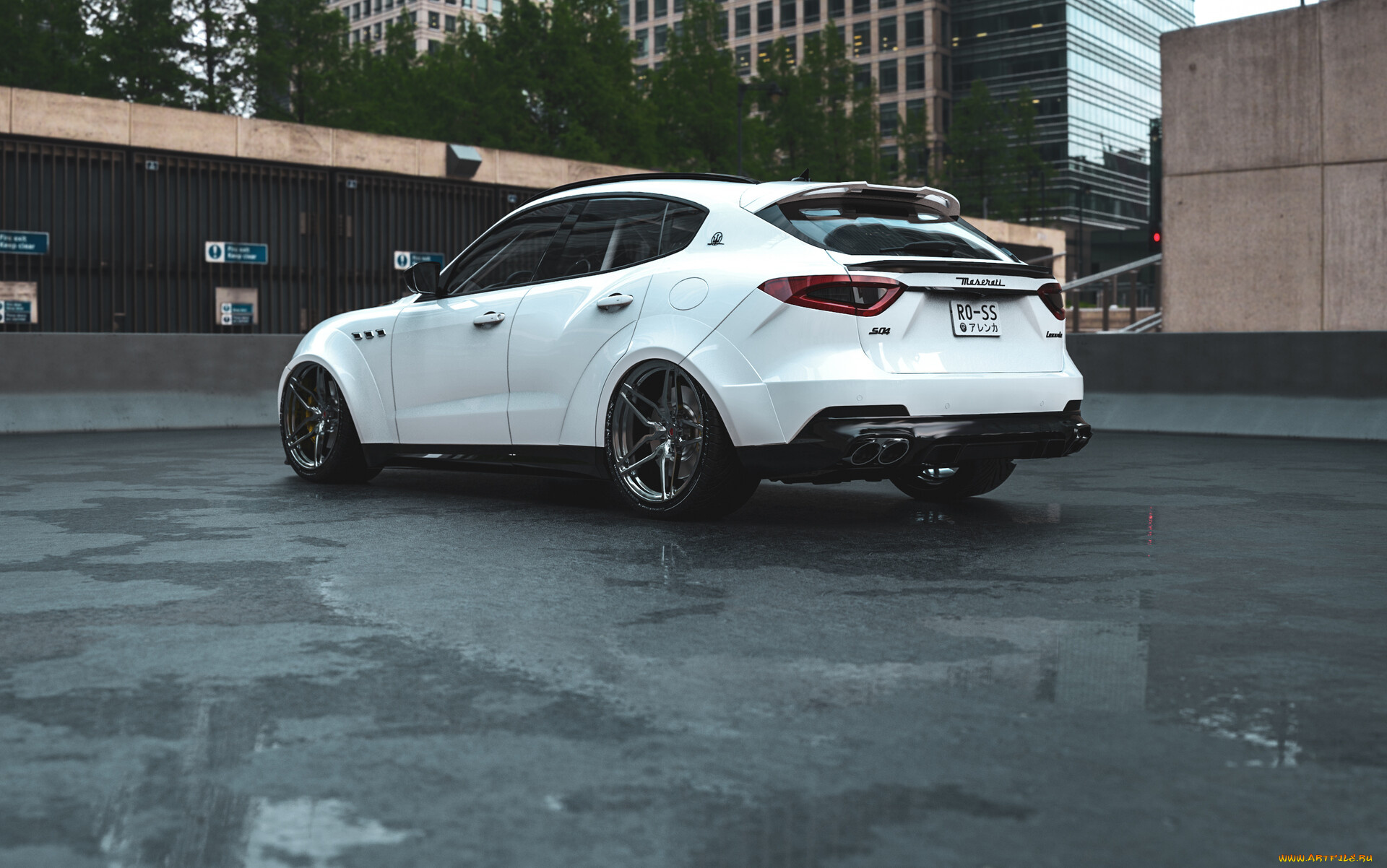 maserati, levante, suv, widebody, автомобили, виртуальный, тюнинг, maserati, levante, suv, widebody