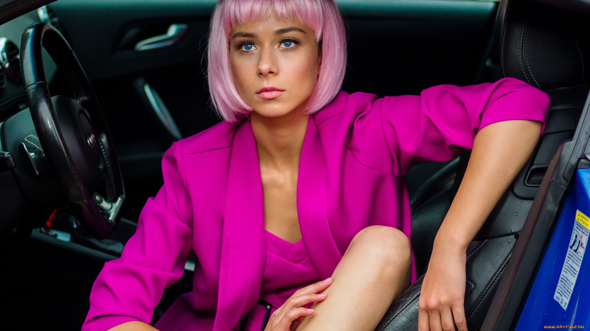 автомобили, -авто, с, девушками, audi, автомобиль, транспортное, средство, розовые, волосы, женщины, с, автомобилями, модель, интерьер, автомобиля