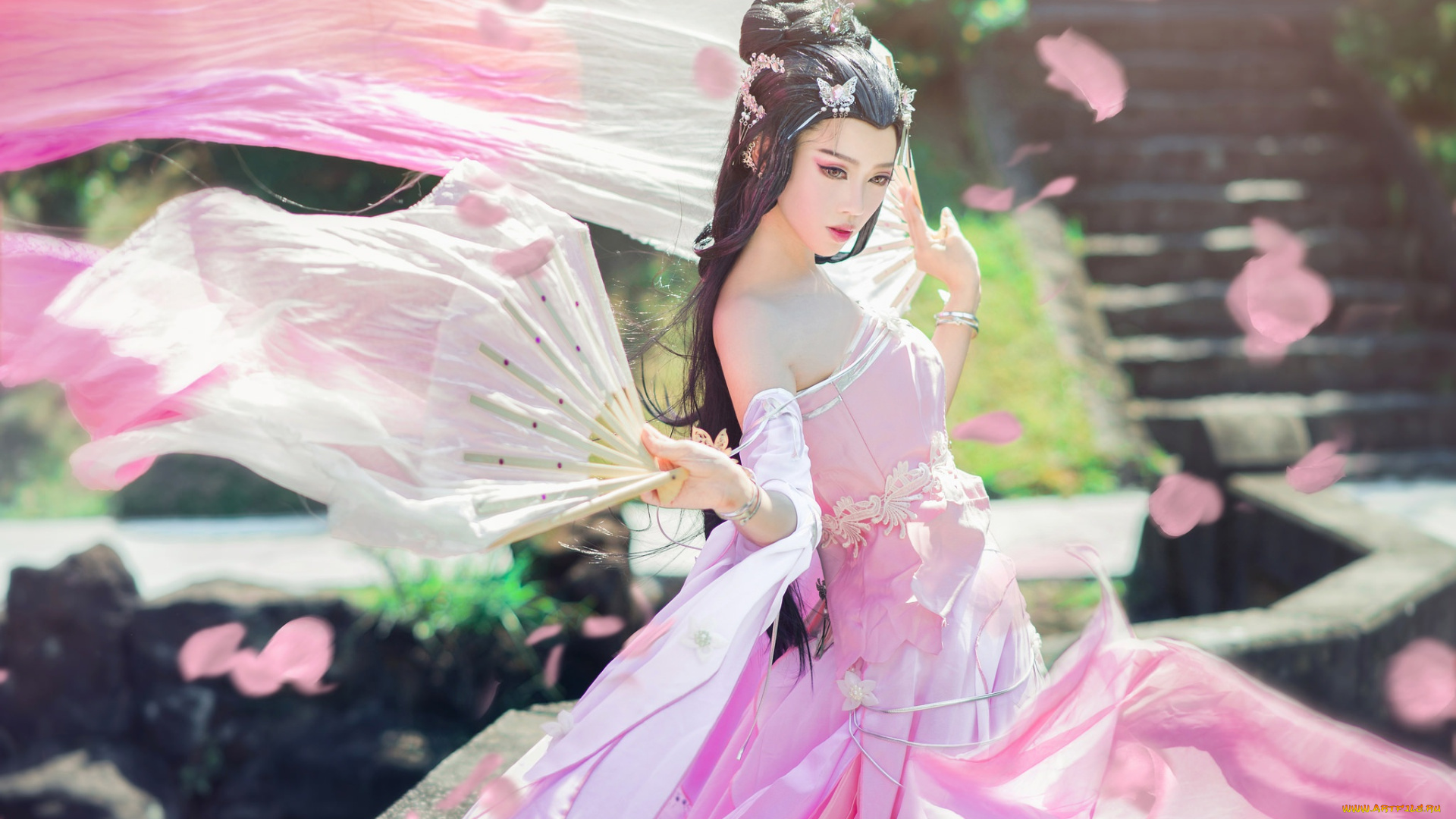 девушки, -, креатив, , косплей, девушка