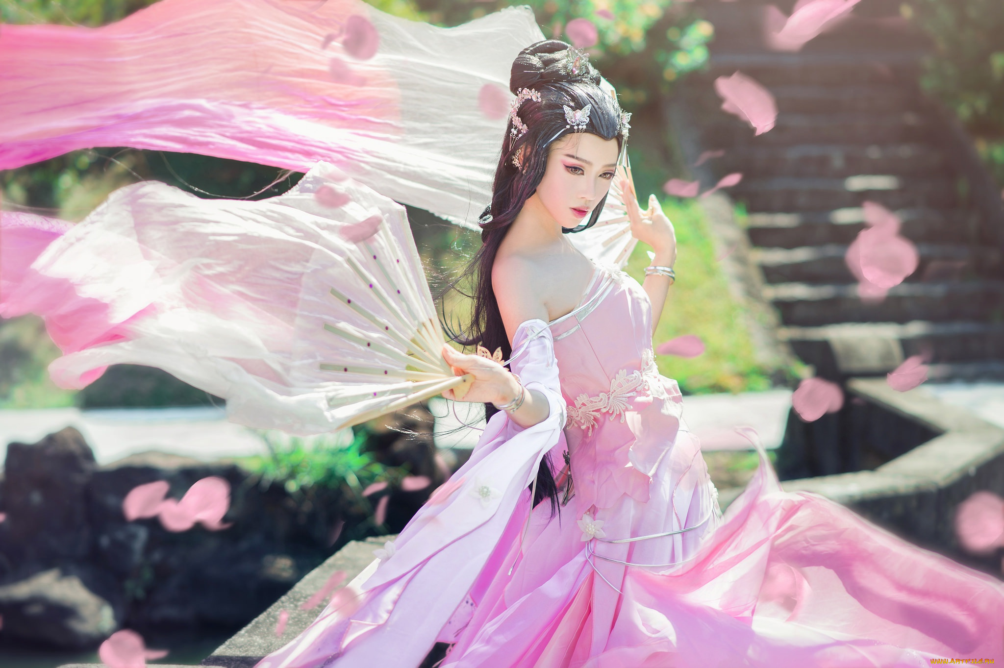 девушки, -, креатив, , косплей, девушка