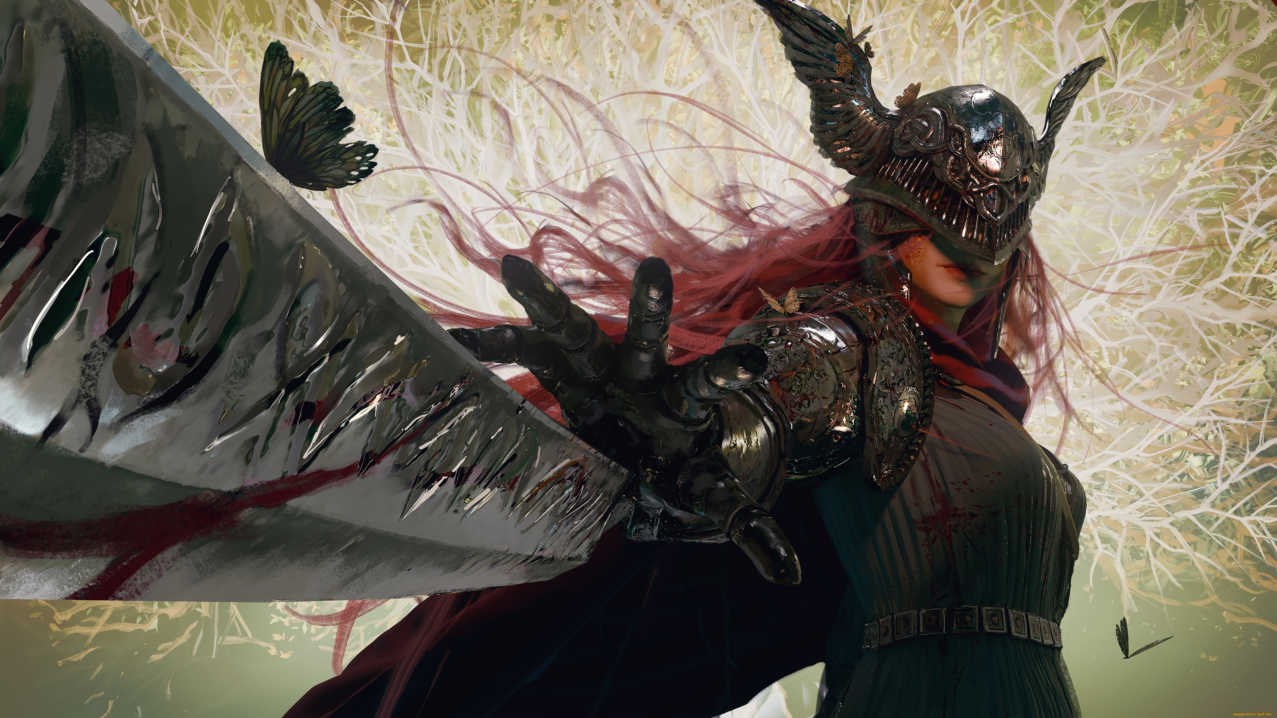 видео, игры, elden, ring, девушка