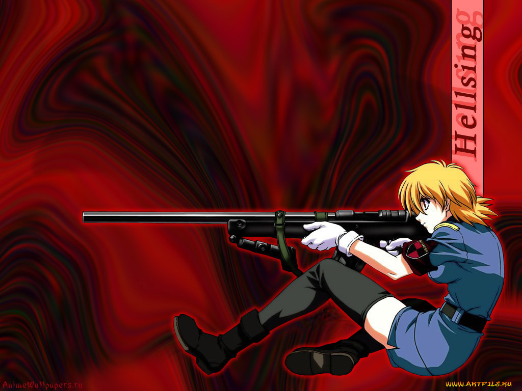 аниме, hellsing, виктория, серас