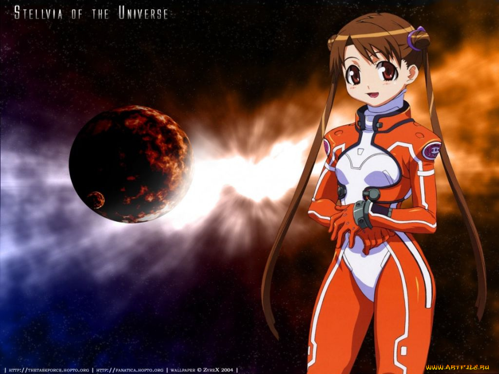 аниме, stellvia, of, the, universe
