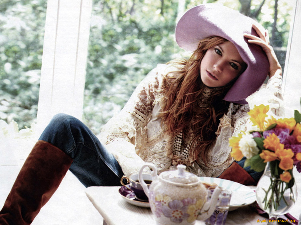 Sienna, Miller, девушки