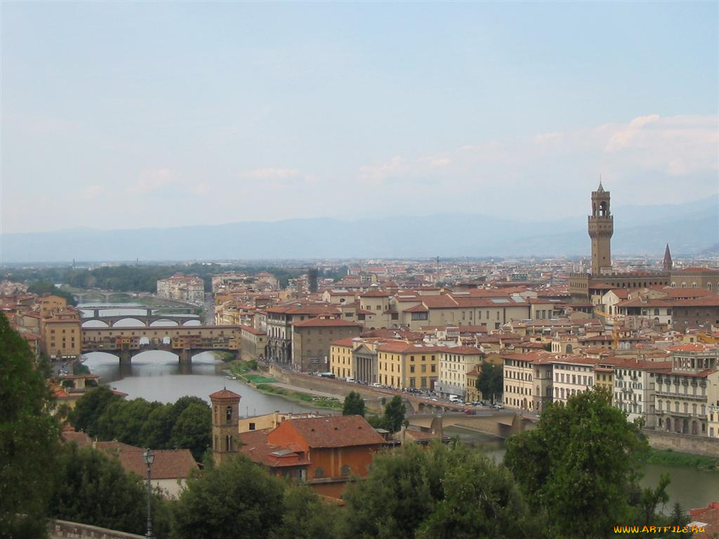 города, флоренция, италия