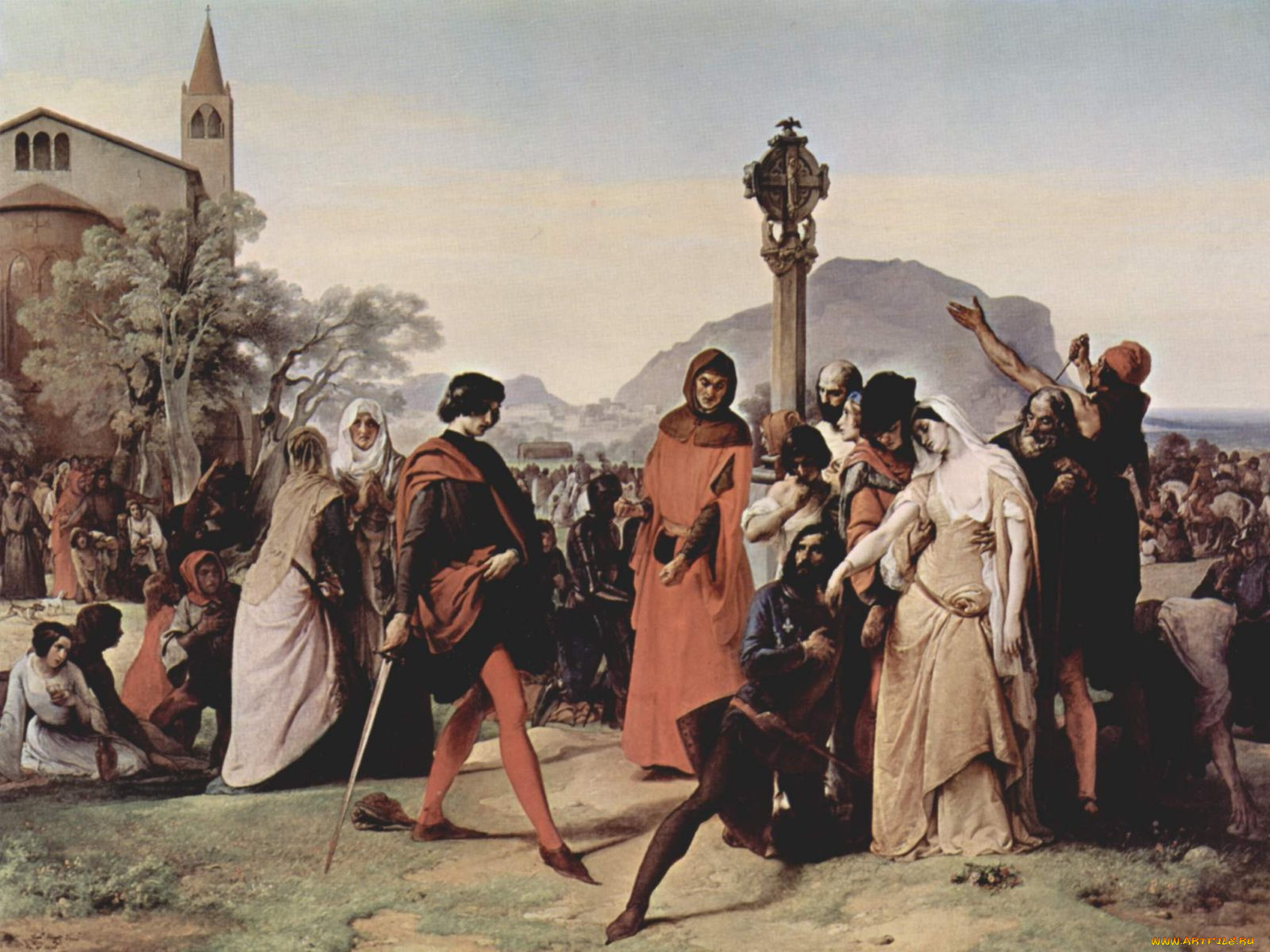 рисованные, francesco, hayez