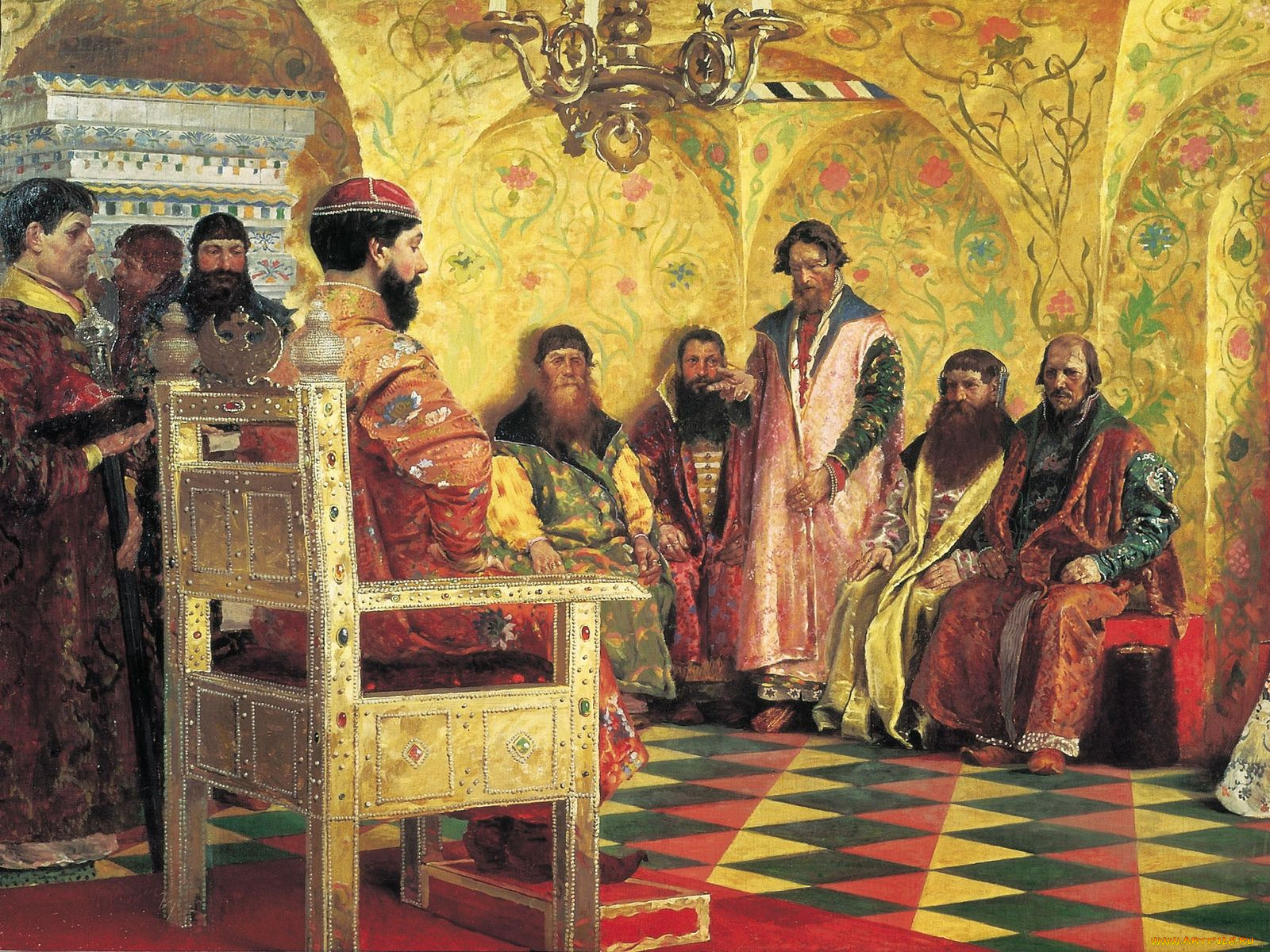 андрей, рябушкин, рисованные