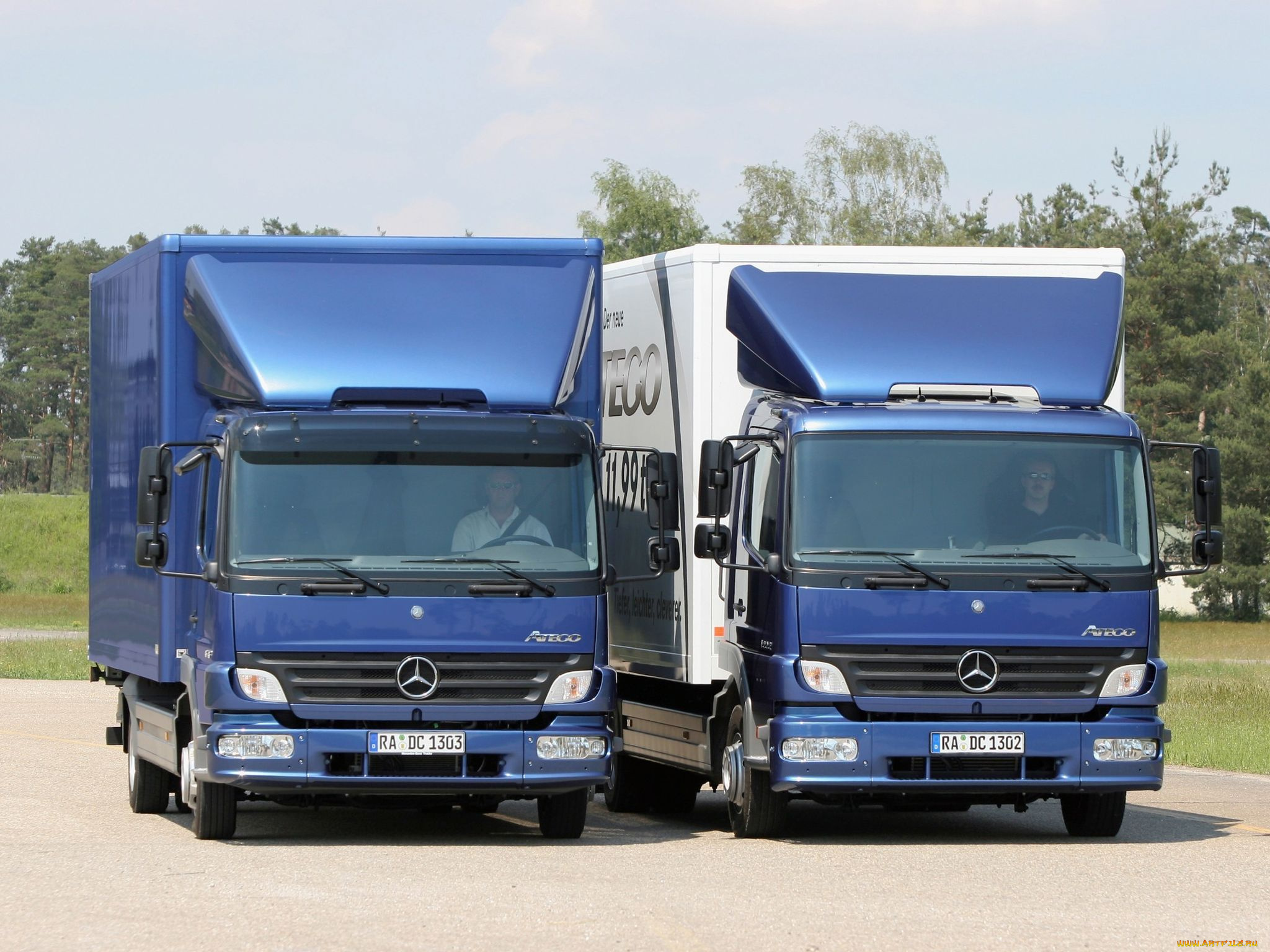 автомобили, mercedes, trucks