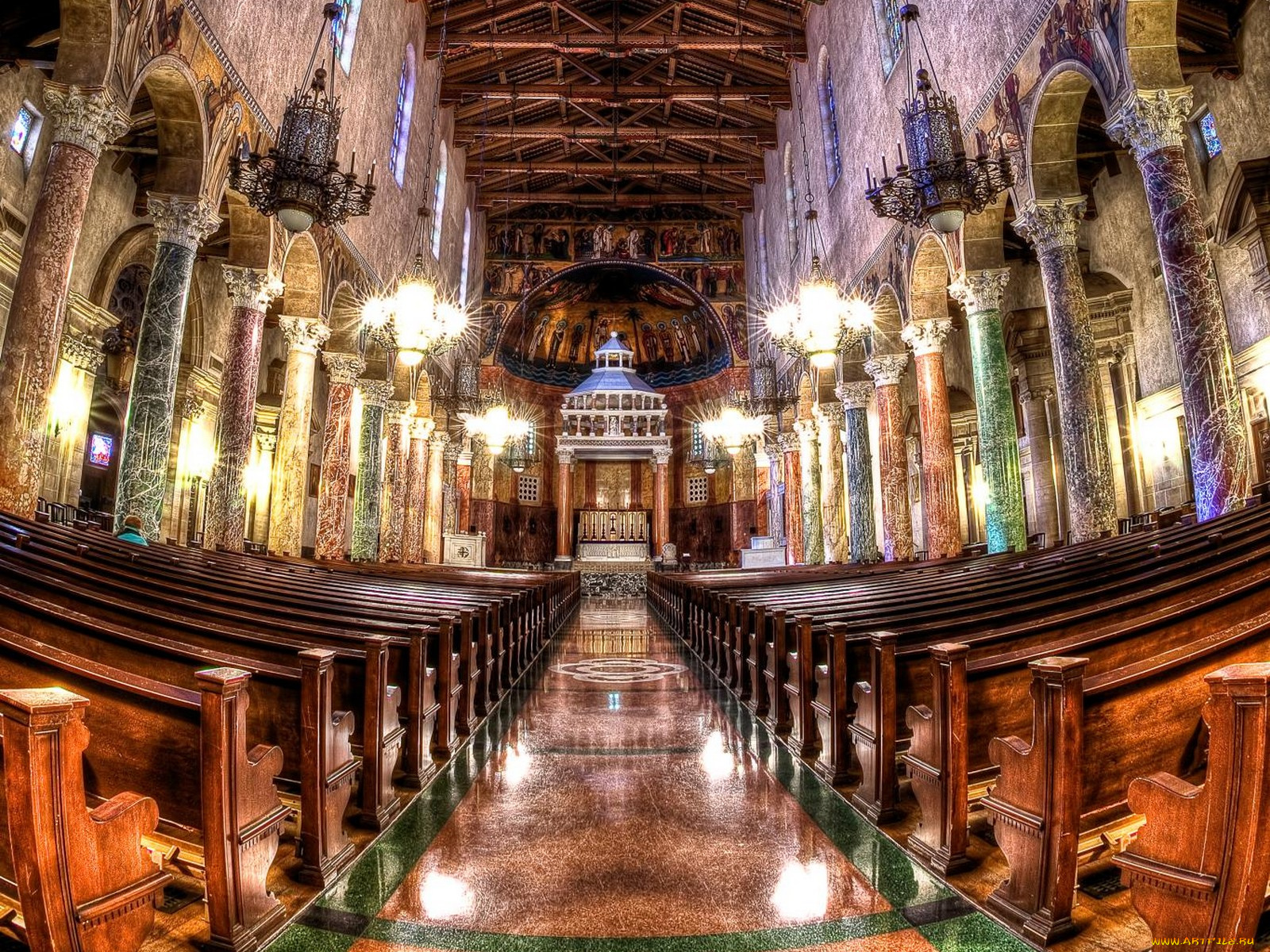 интерьер, убранство, роспись, храма