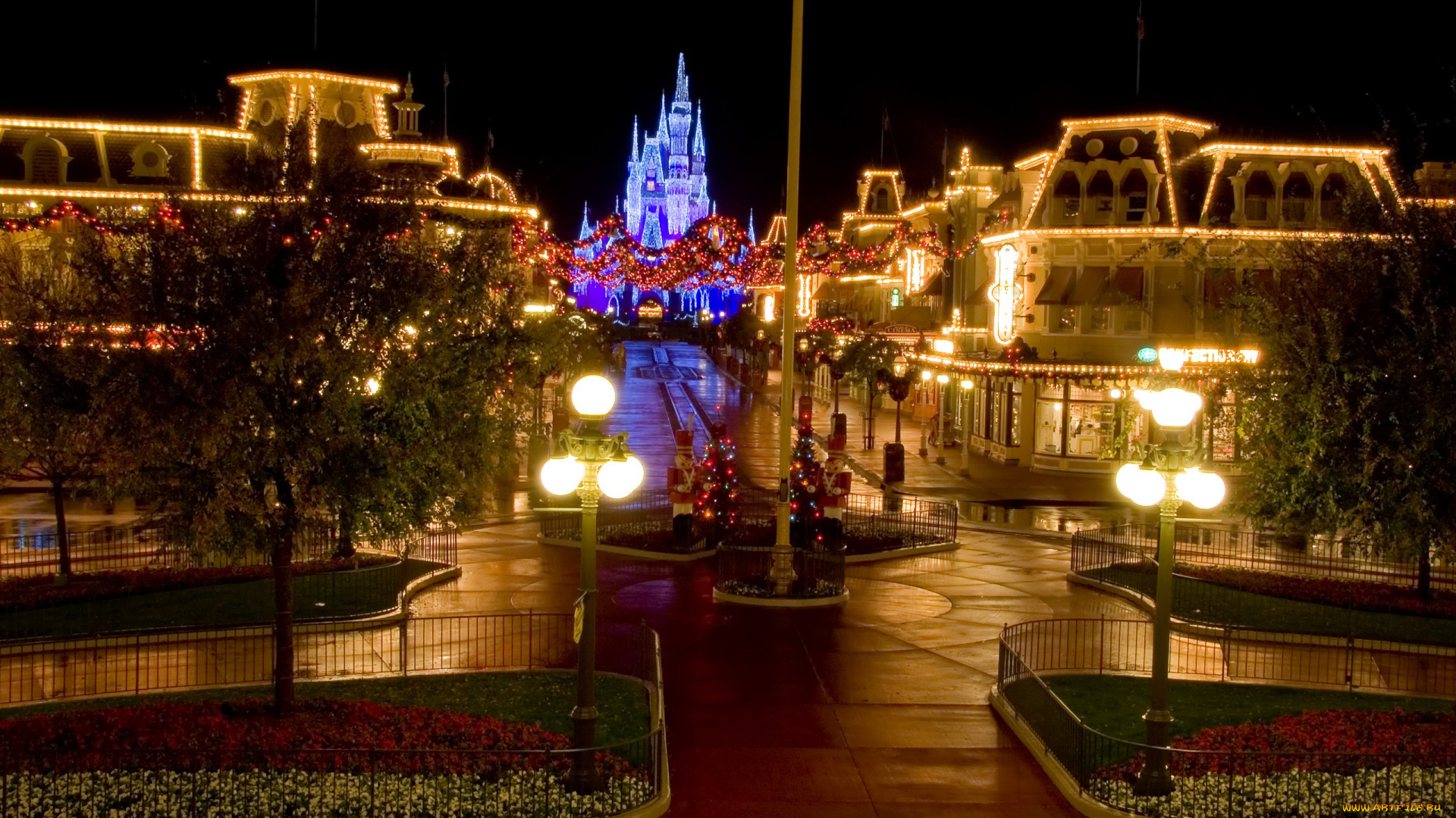 города, диснейленд