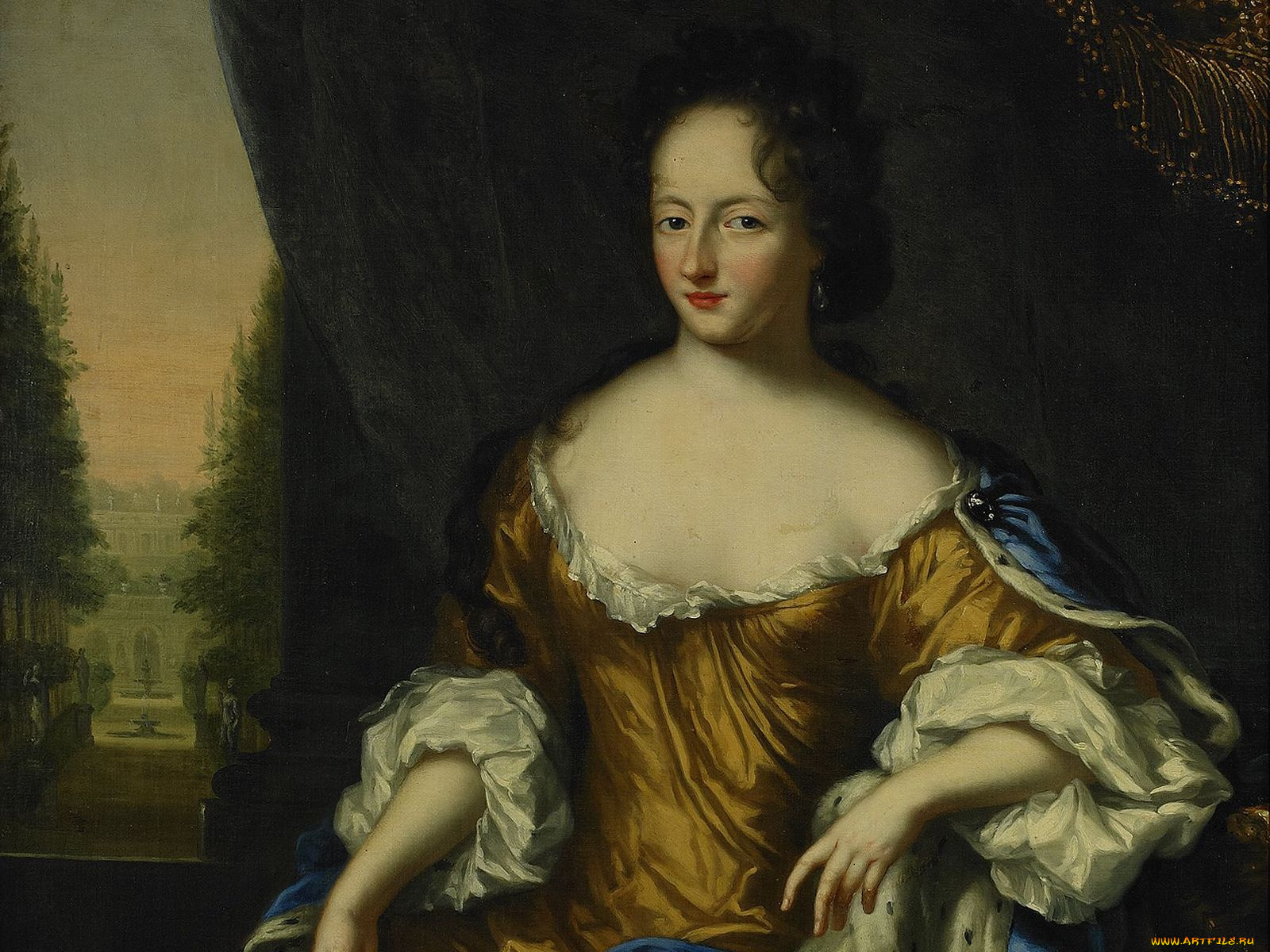 рисованные, david, klocker, ehrenstrahl, портрет, королевы, ульрики, элеоноры