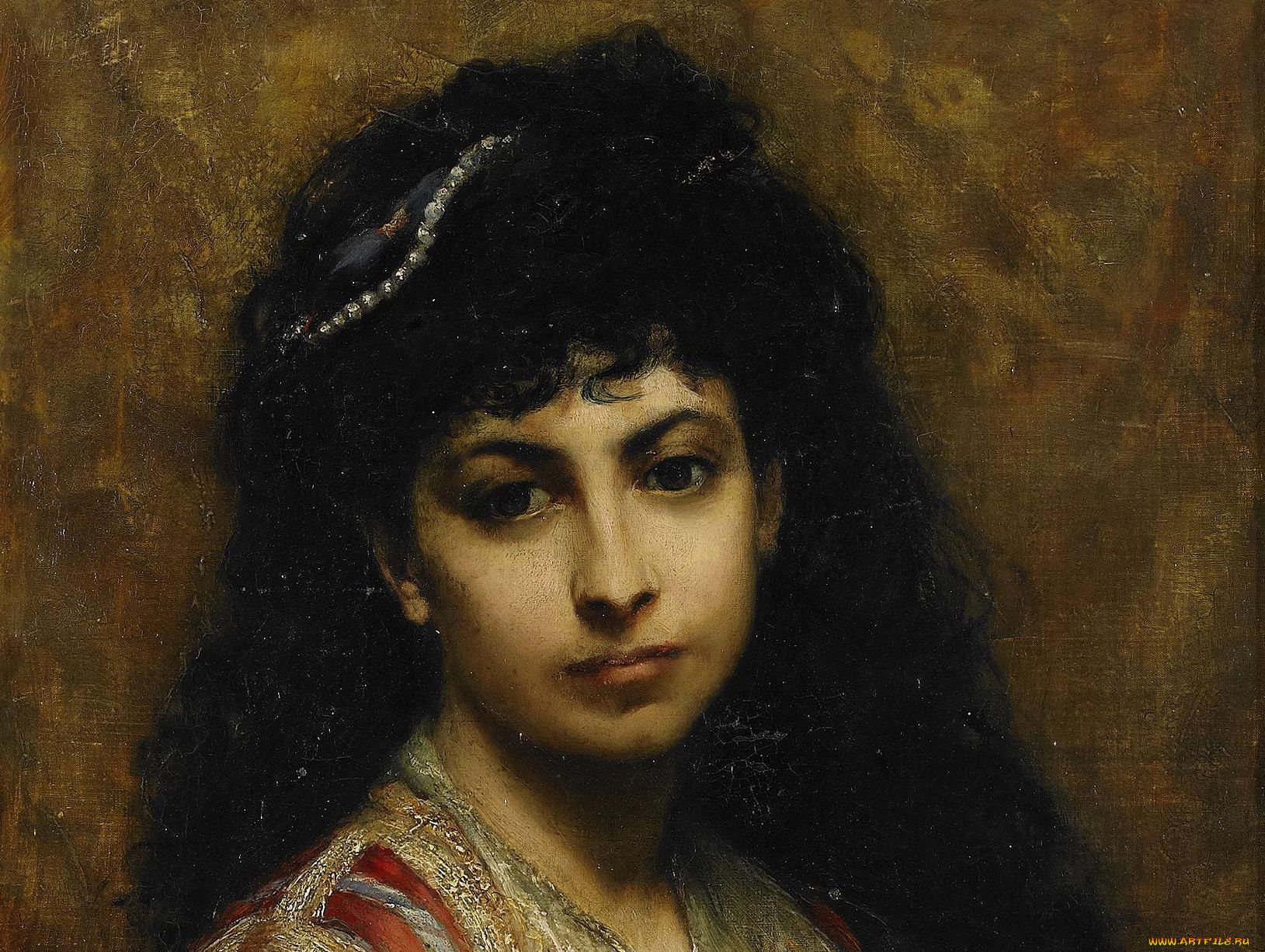 рисованные, jules, badin, женщина, девушка