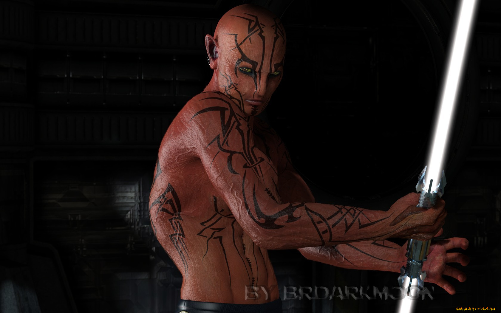 3д, графика, creatures, существа, тату