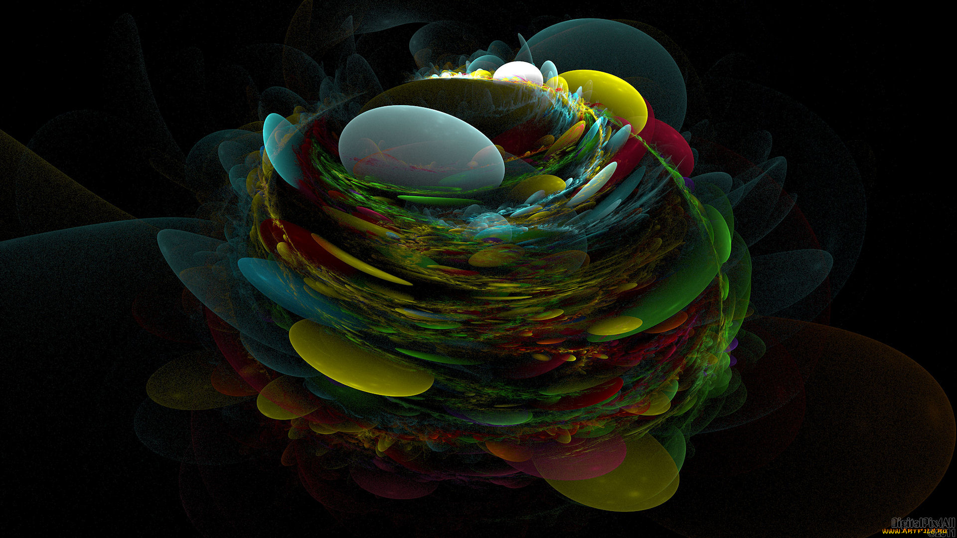 3д, графика, abstract, абстракции, тёмный, фон, узор, абстракция