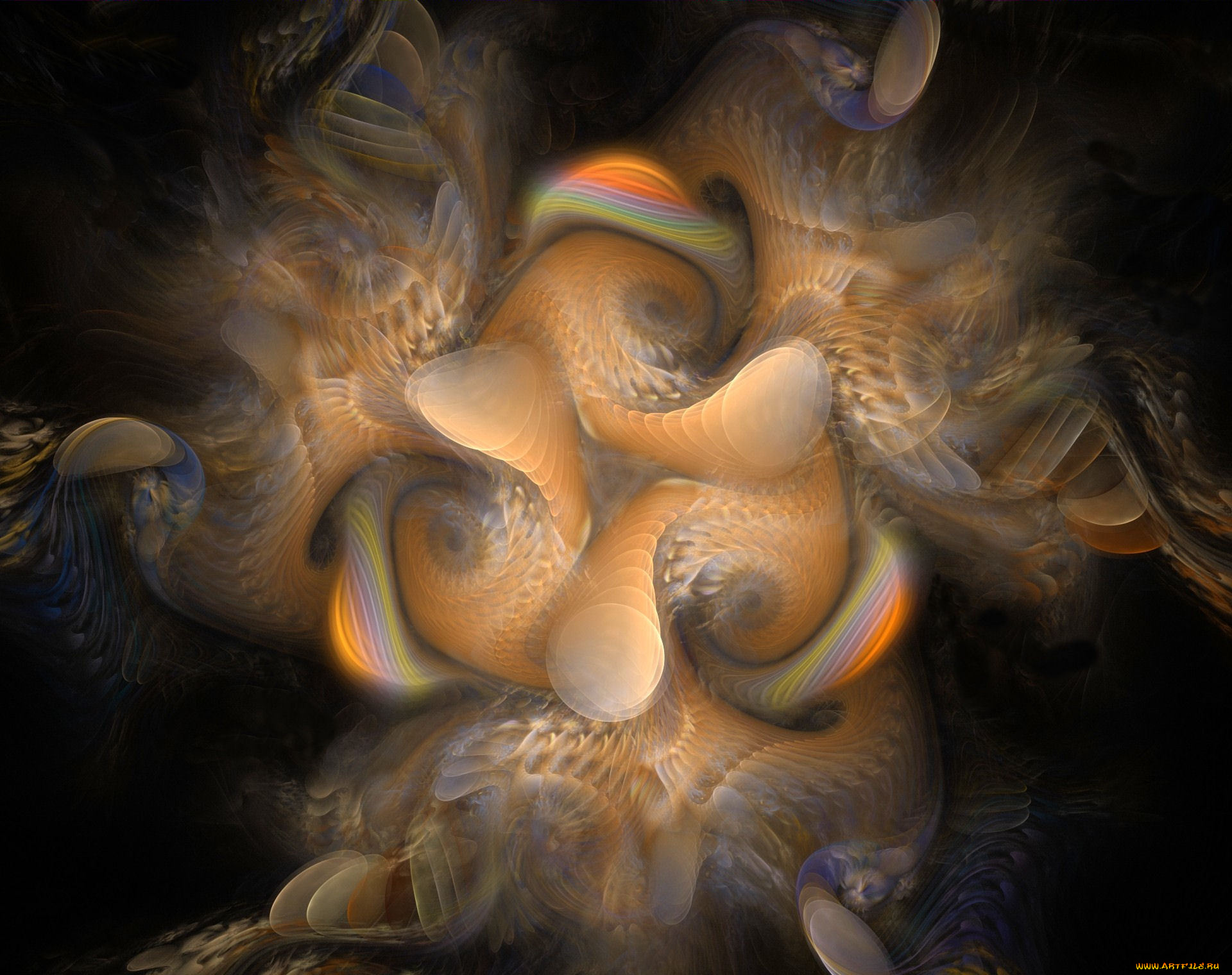 3д, графика, fractal, фракталы, фрактал, фон