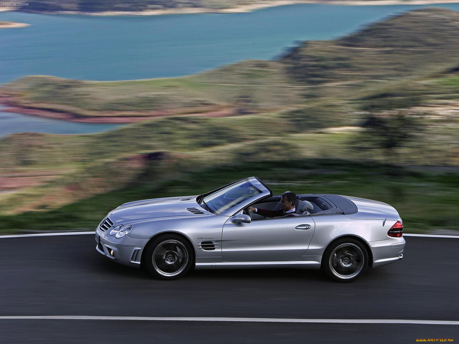 mercedes, автомобили, benz, кабриолет, скорость, трасса, водитель
