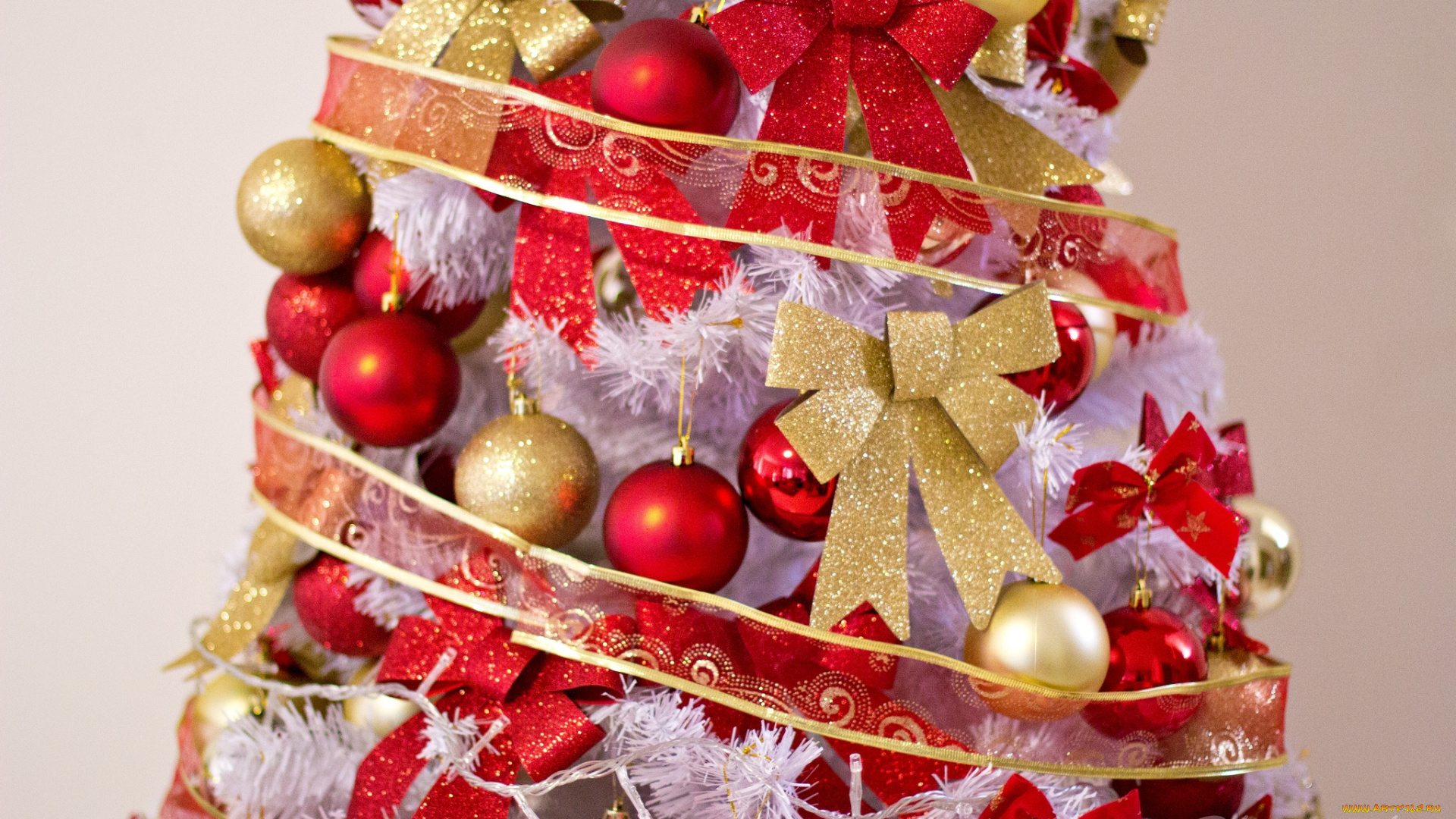 праздничные, Ёлки, шары, ленты
