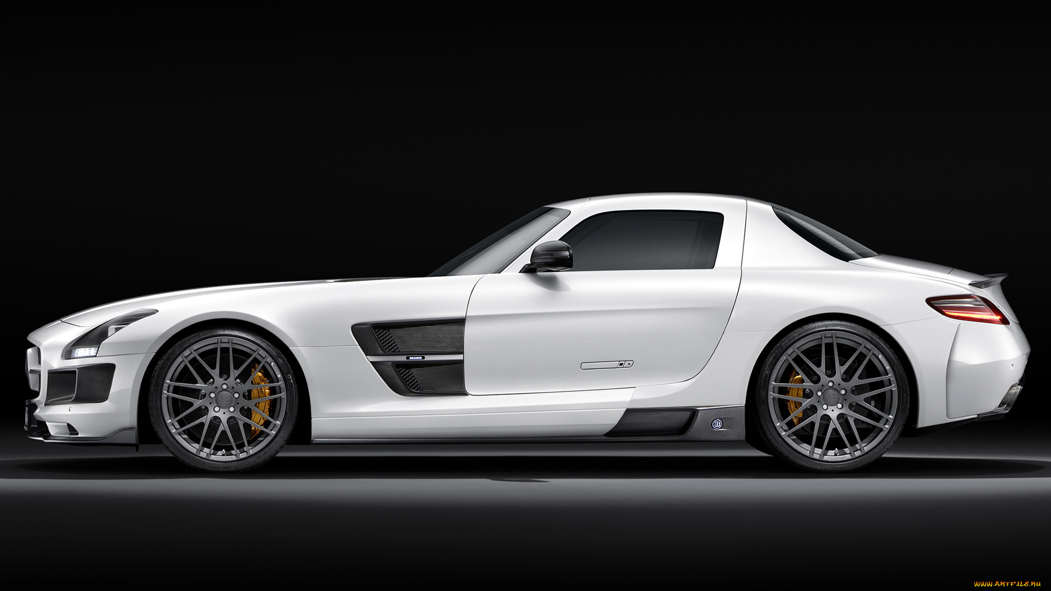 mercedes, sls, автомобили, brabus, скорость, мощь, автомобиль, стиль