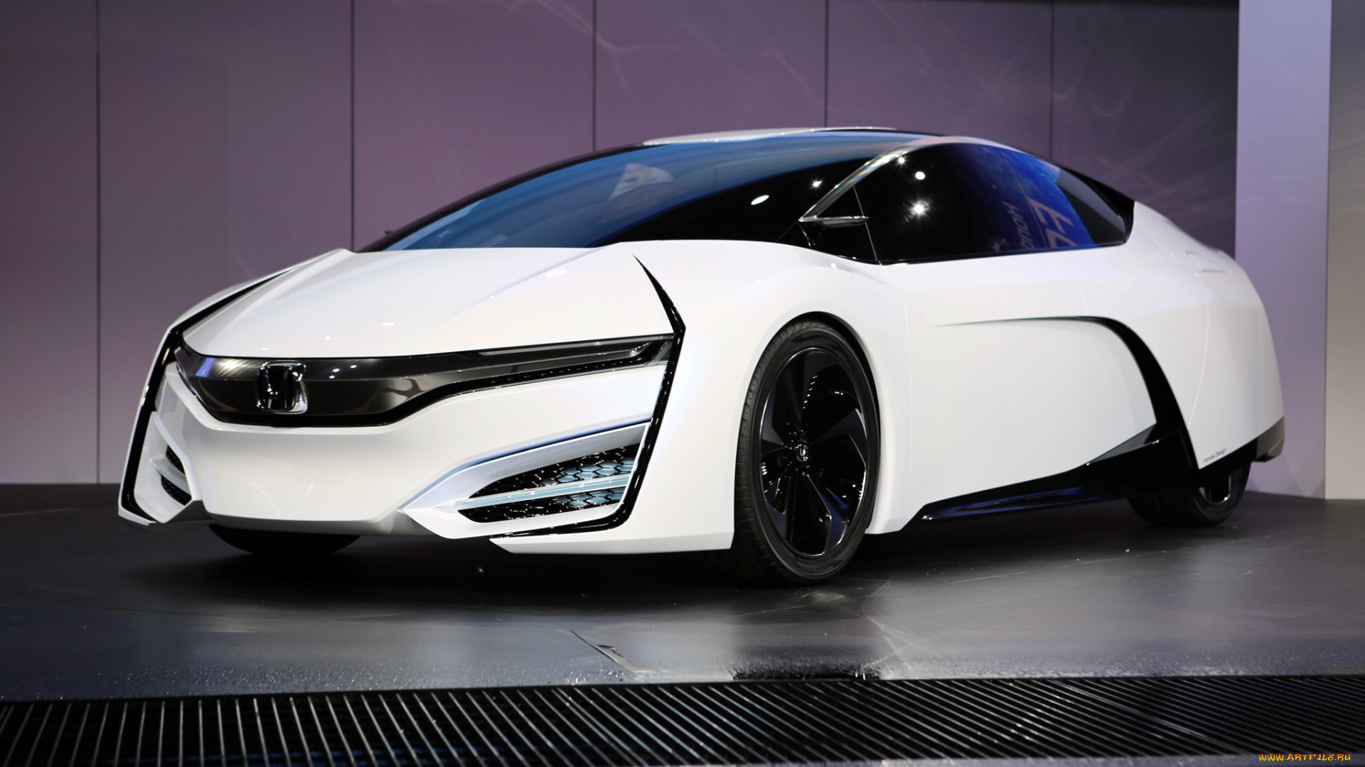 2013, honda, fcev, автомобили, honda, белая