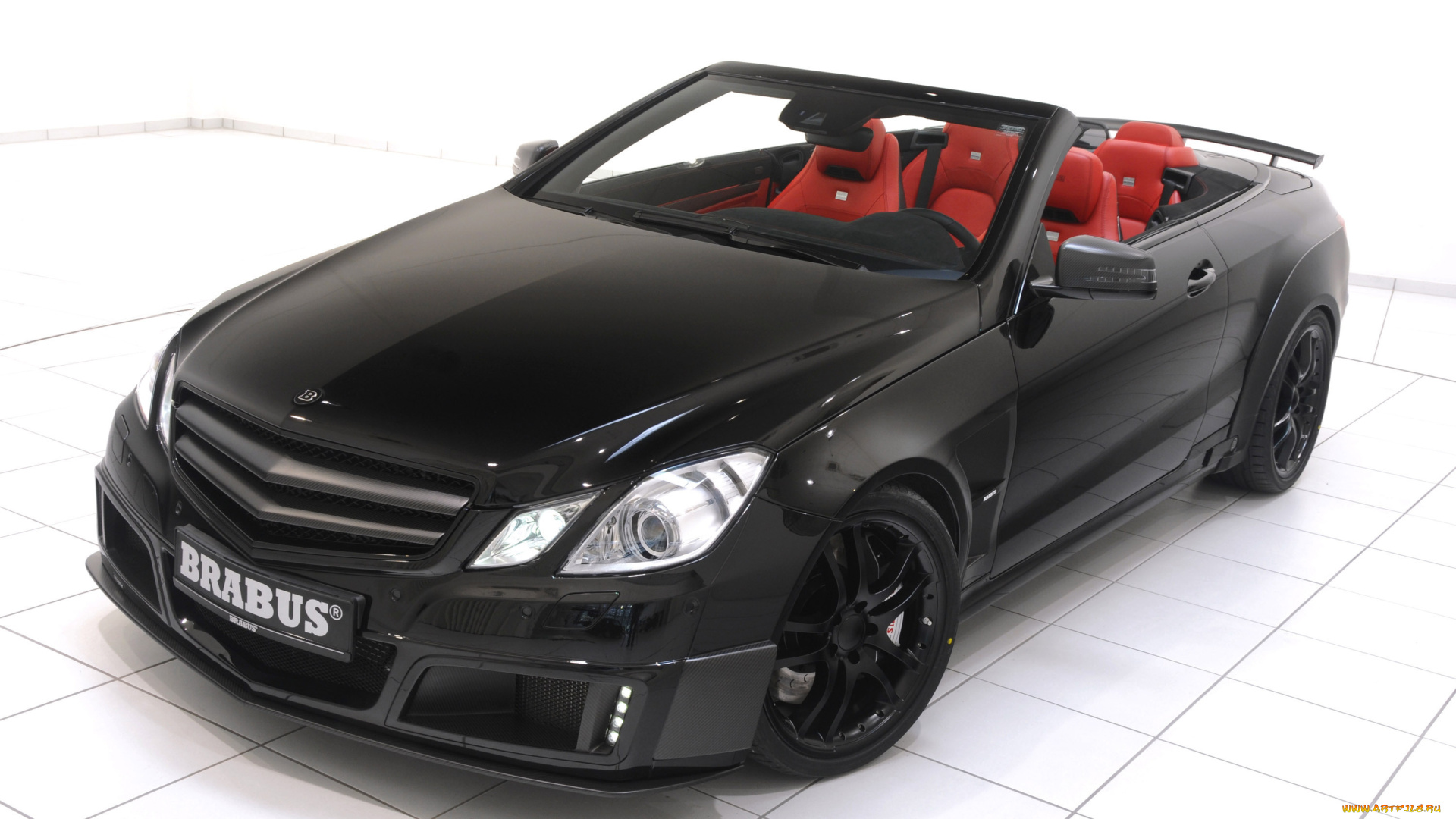 автомобили, brabus, mercedes, тюнинг, black, мерседес, кабриолет