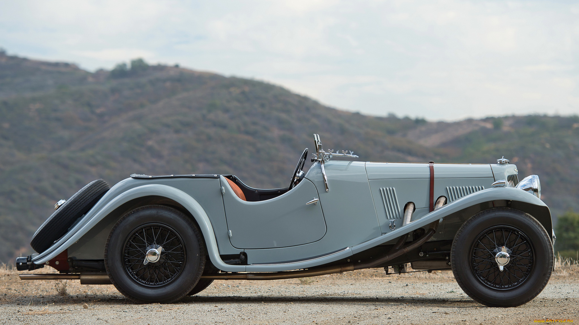 автомобили, классика, aston-martin, 15-98-2-4, passenge, серый