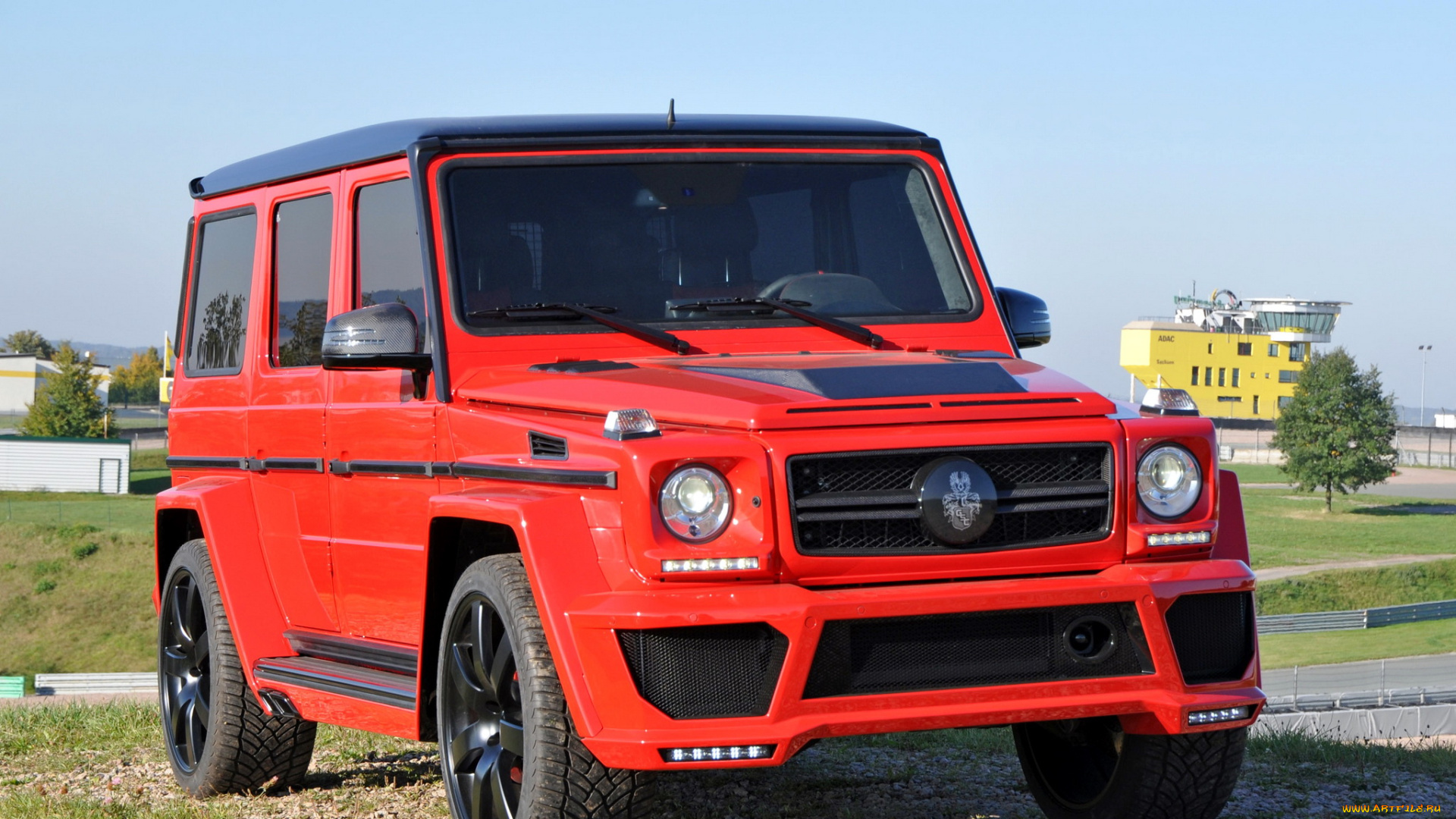 автомобили, mercedes-benz, gsc, g-63, amg, wide, bodyki, красный